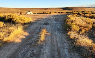 Fred S.'s photo of a dispersed camping area at Catnip Reservoir Dispersed Camping near Plush, OR