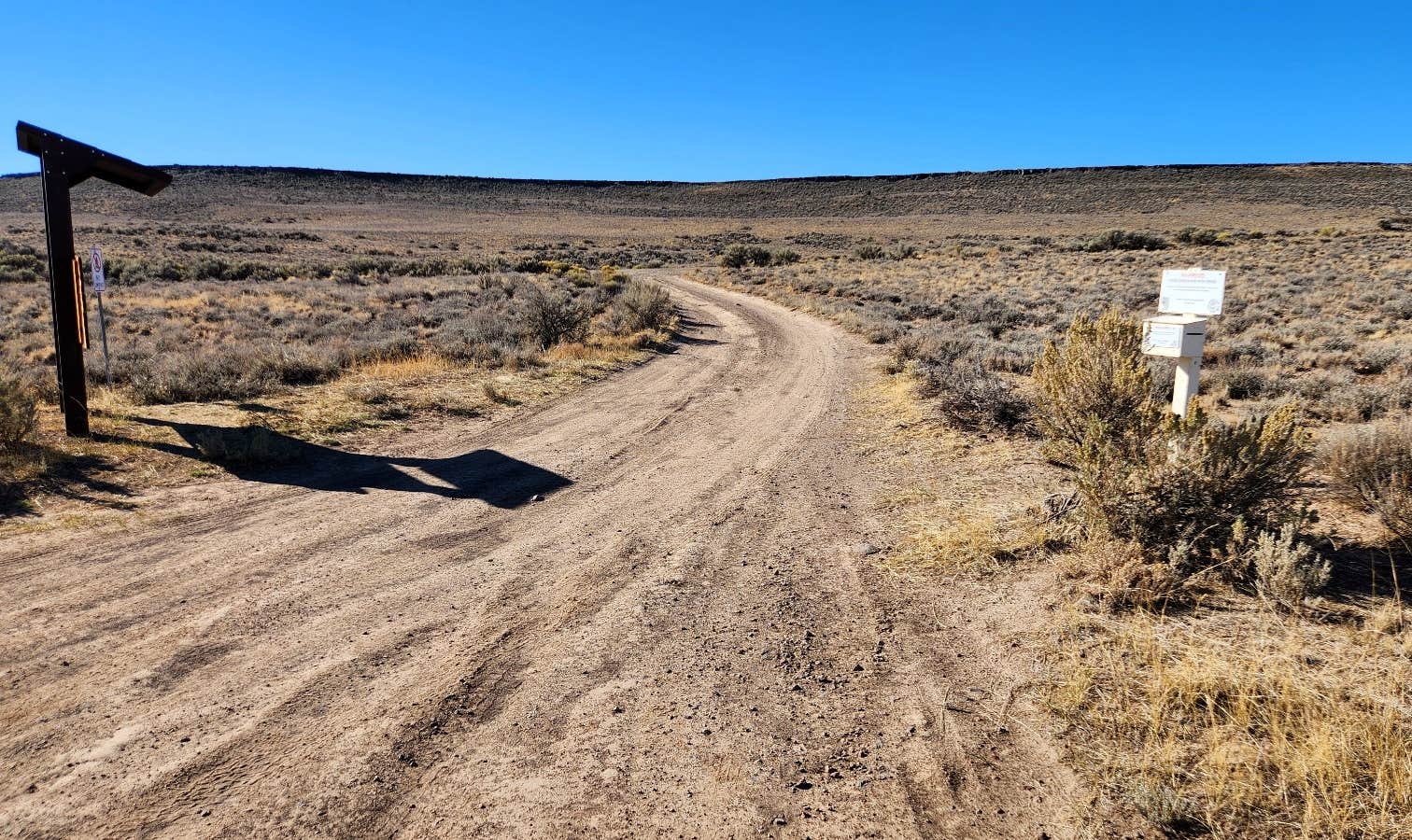 Fred S.'s photo of a dispersed camping area at Catnip Reservoir Dispersed Camping near Lakeview, OR