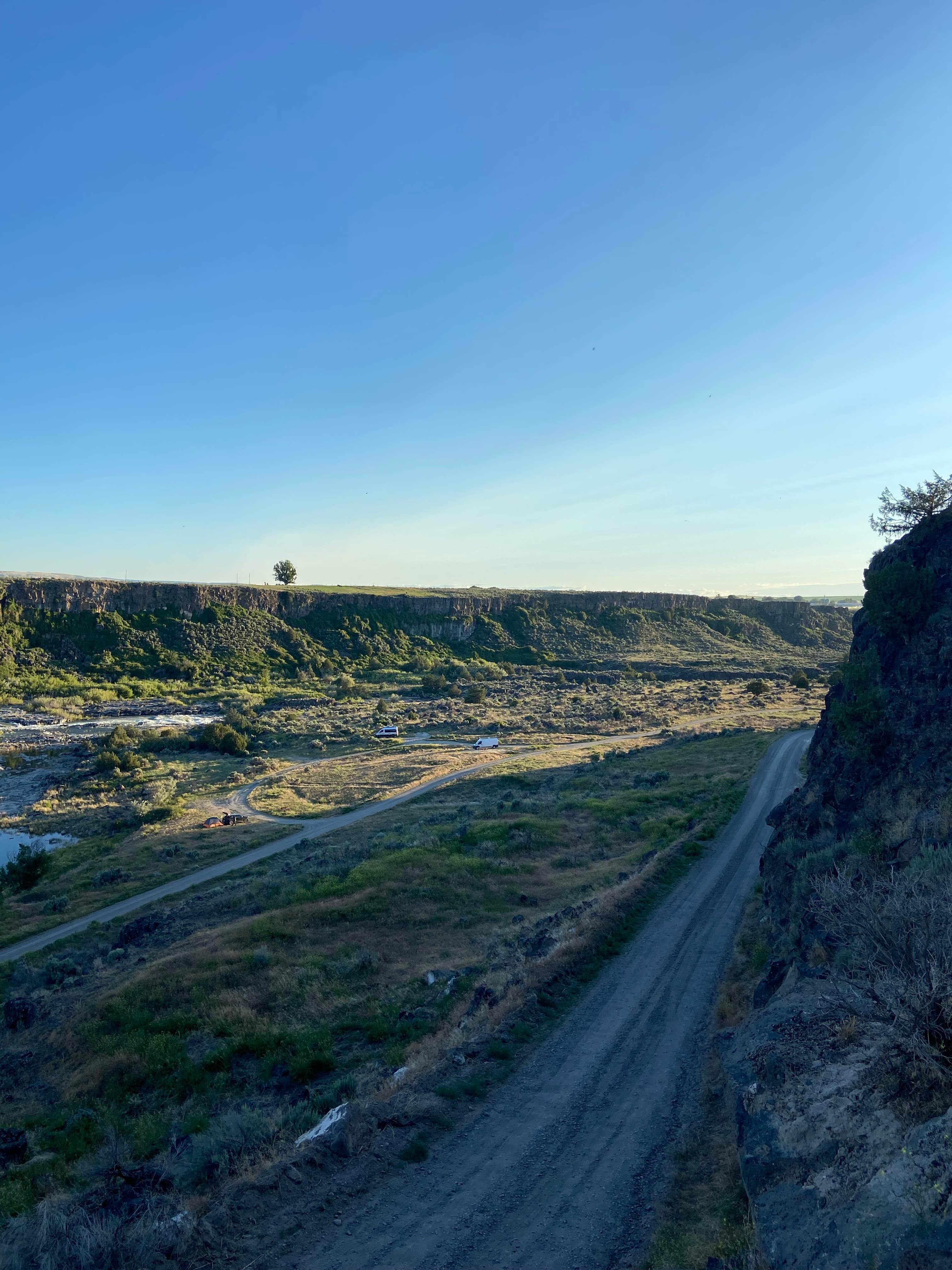 samuel C.'s photo of a dispersed camping area at Cauldron Linn BLM Dispersed in Idaho