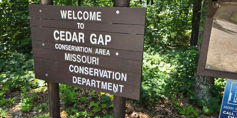 Camper submitted image from Cedar Gap Conservation Area
