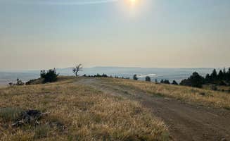 Brianna V.'s photo of a dispersed camping area at Cedar Mountain Dispersed - Closed to Camping near Ralston, WY