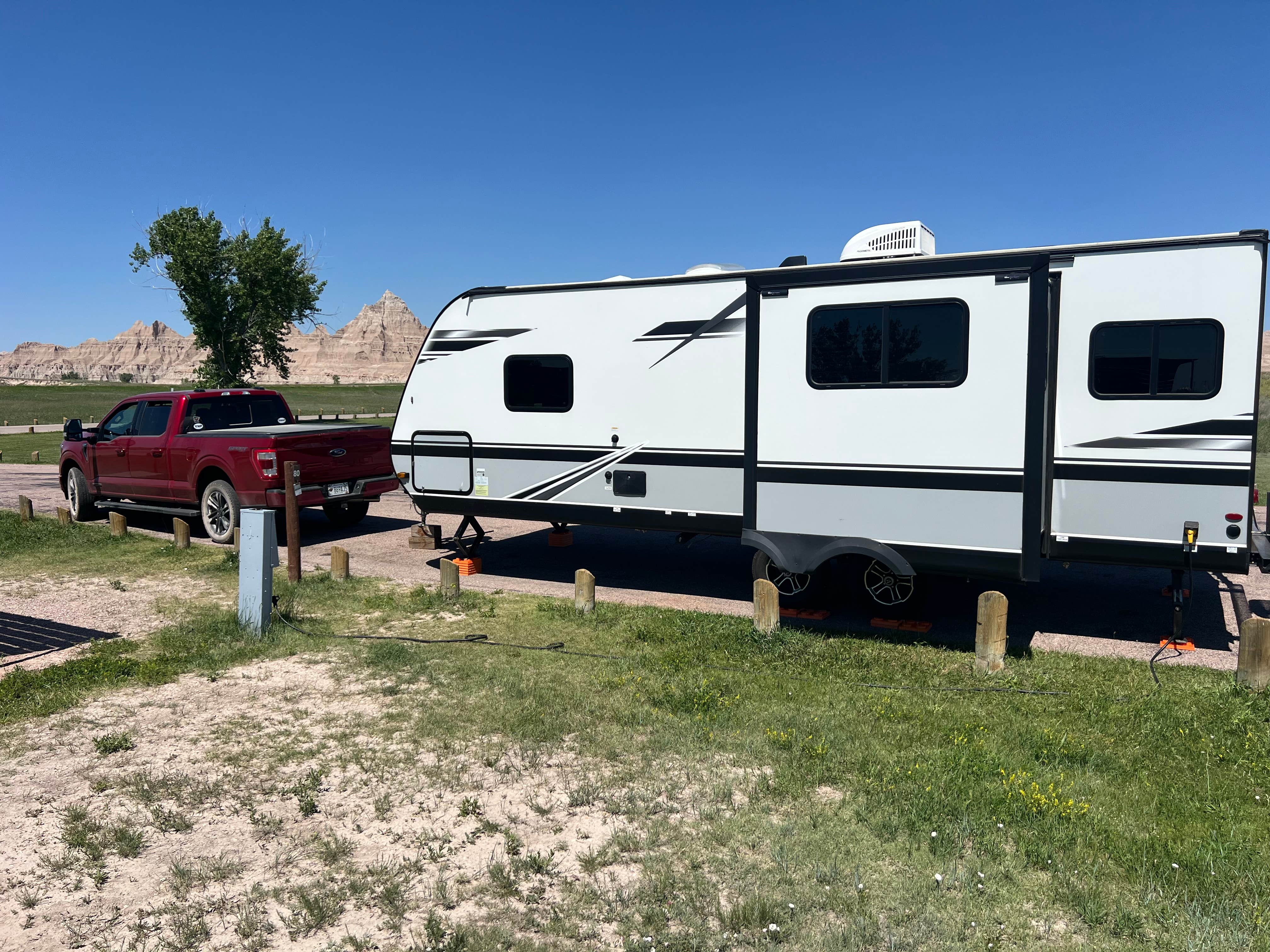 Deb M.'s photo of rv camping at Cedar Pass Campground — Badlands National Park near Interior, SD