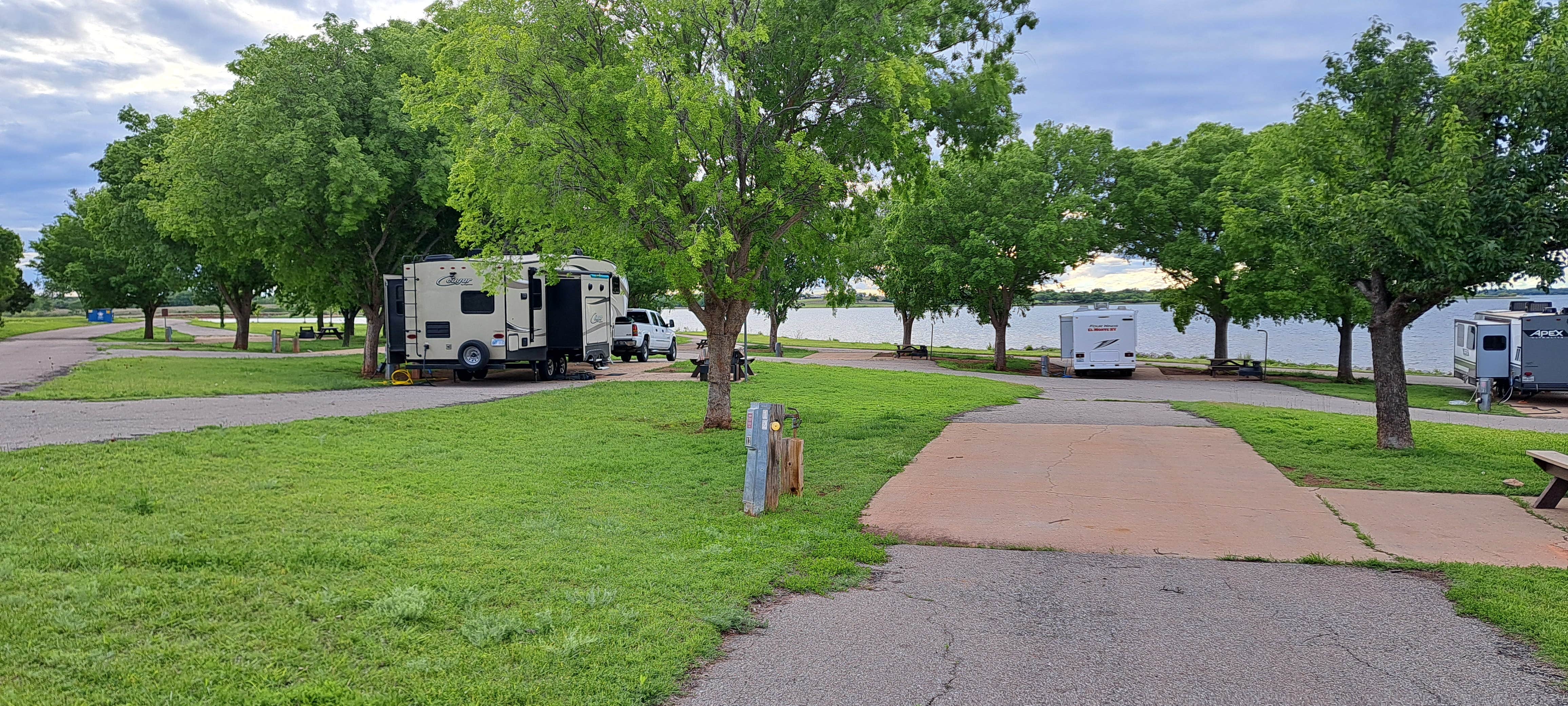 Camper-submitted photo at Cedar Point Campground, Foss State Park, OK near Foss, OK