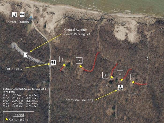 Camper submitted image from Central Avenue Walk-in Sites — Indiana Dunes National Park - 2