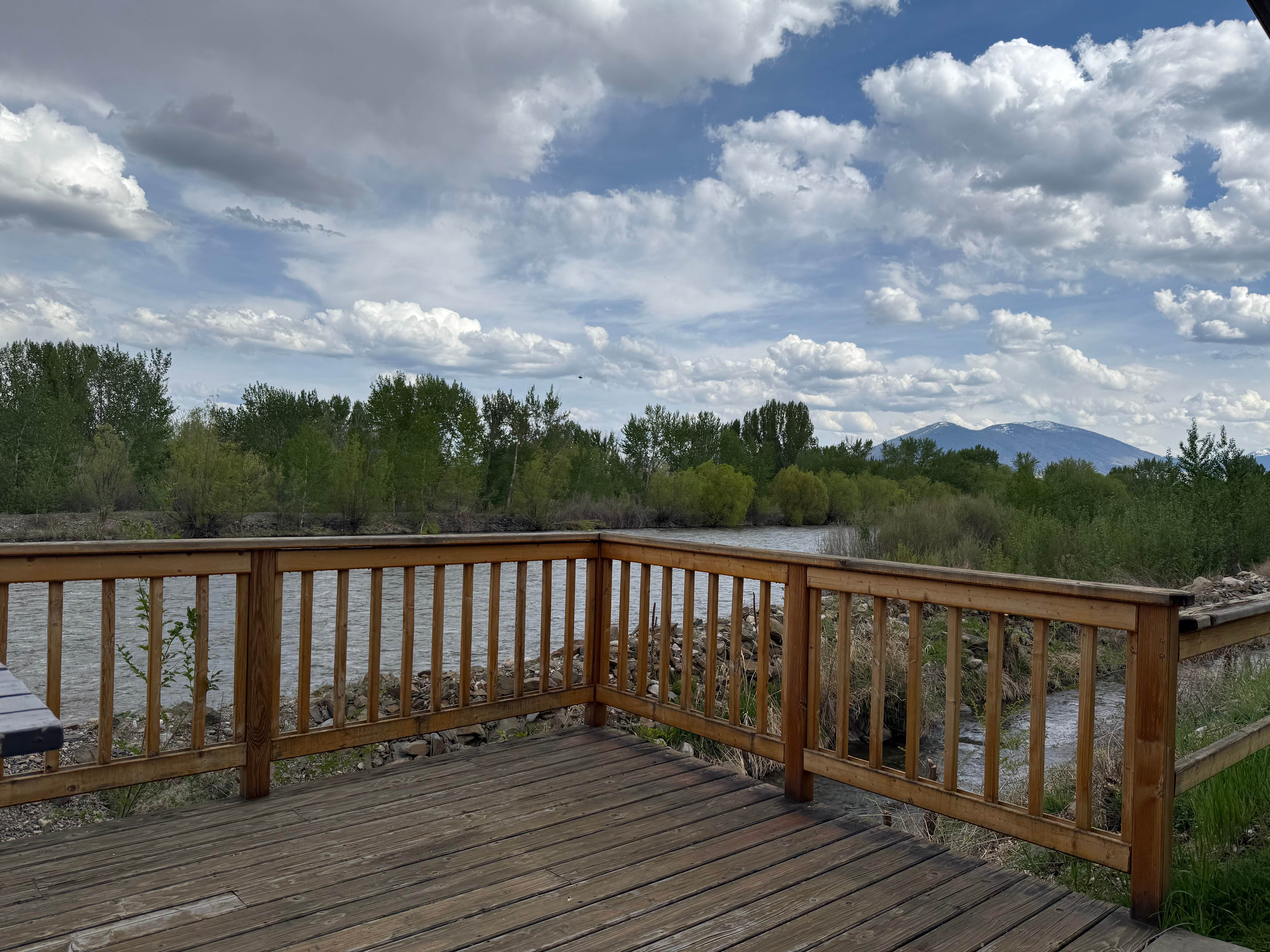 Camper-submitted photo at Andreas on the River RV Park near Cobalt, ID