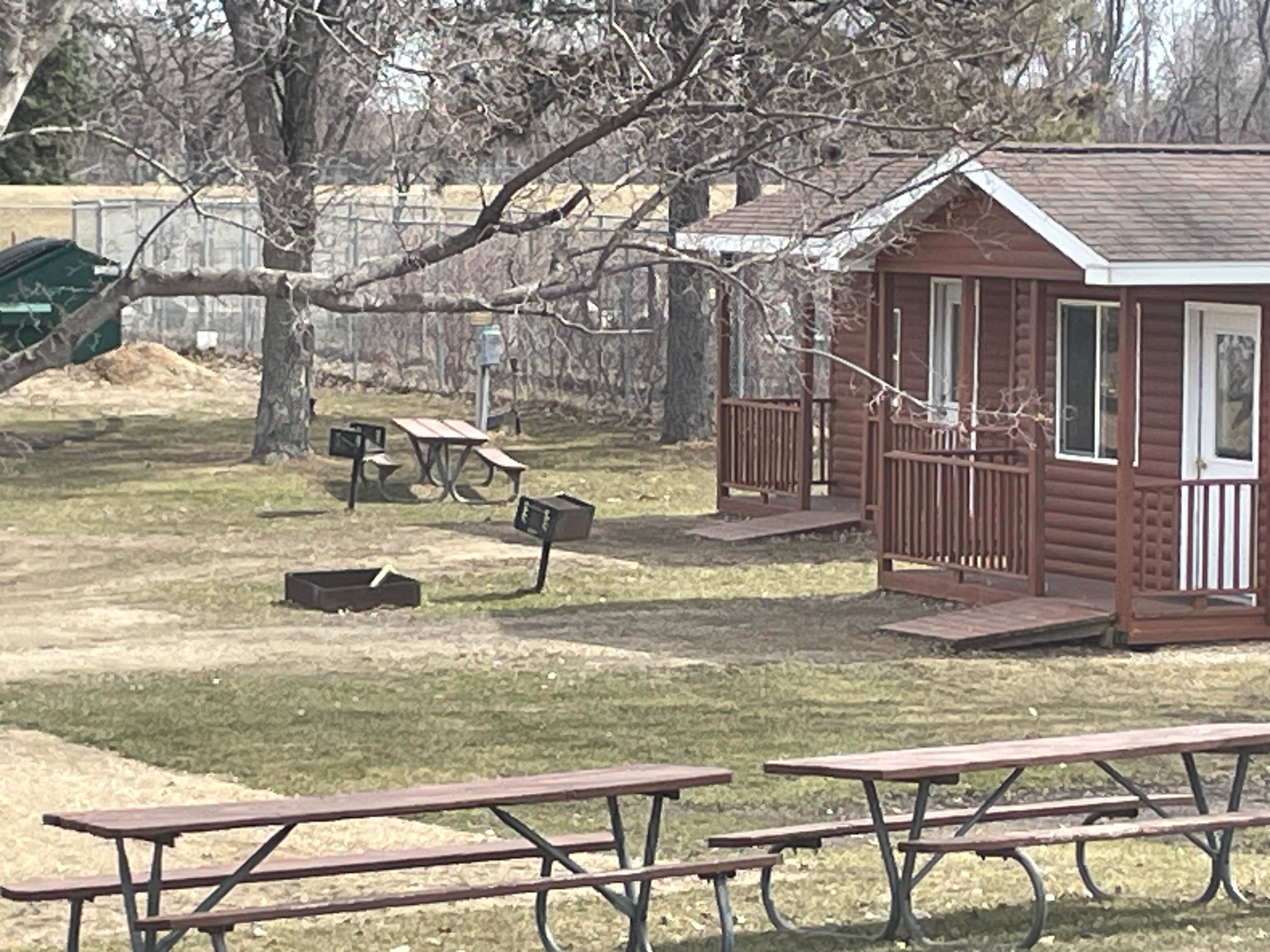 Crystal B.'s photo of a cabin at Chahinkapa Park near Battle Lake, MN