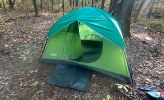 Noah Y.'s photo of tent camping at Charles C. Deam Wilderness near Trafalgar, IN