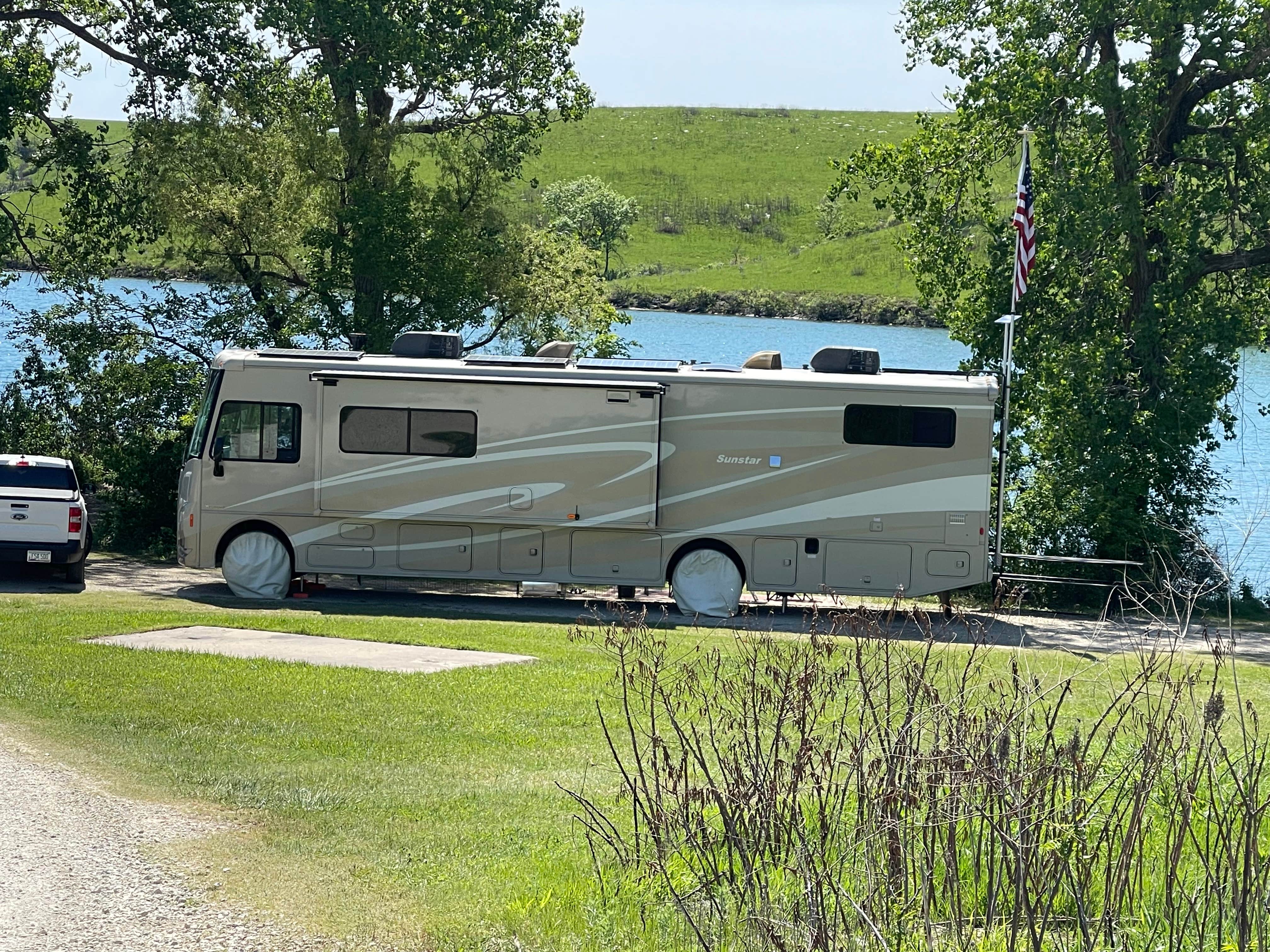 Cher & Walter P.'s photo of rv camping at Chase State Fishing Lake near Strong City, KS