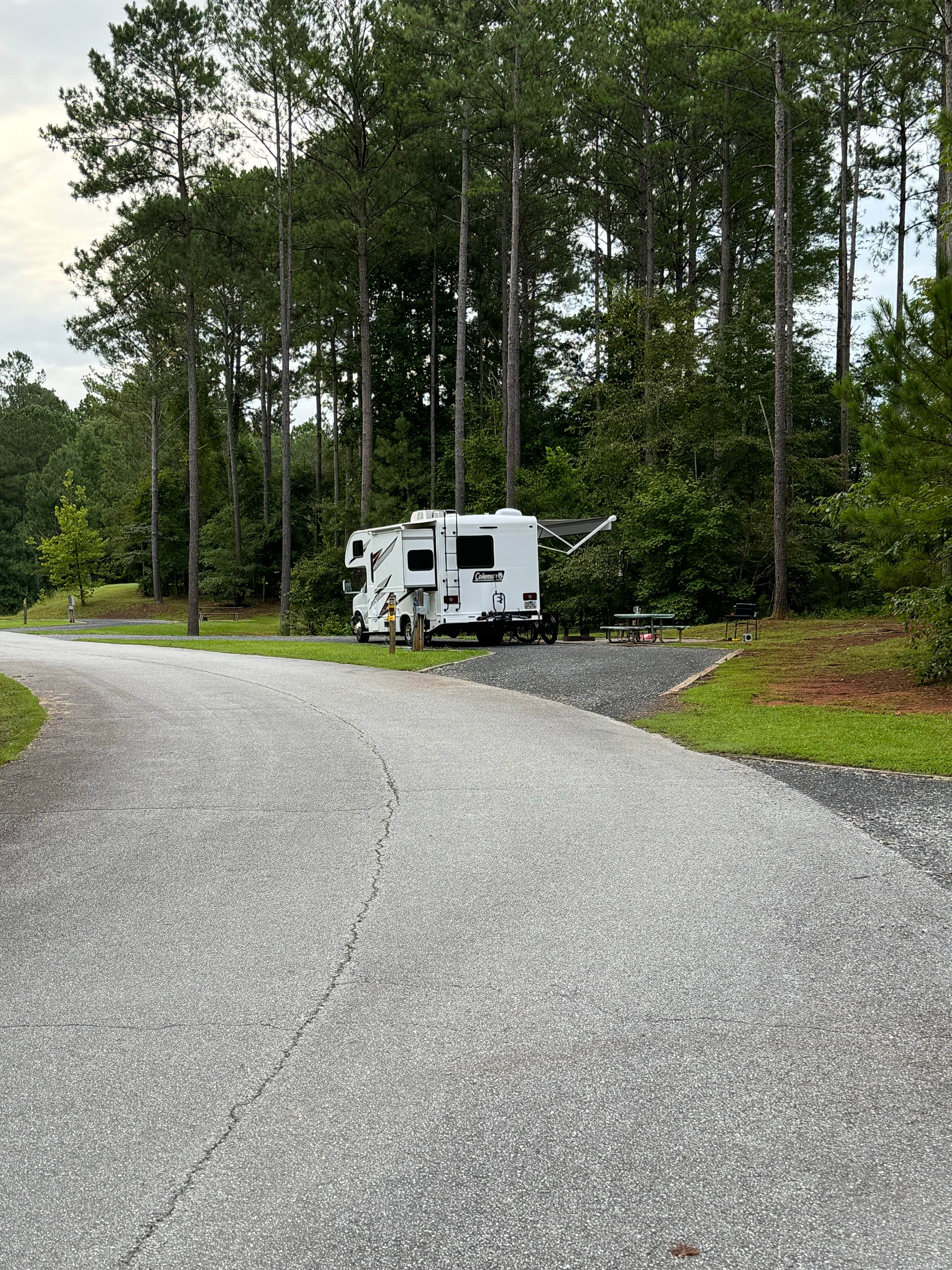 James E.'s photo of rv camping at Chattahoochee Bend State Park Campground near Newnan, GA
