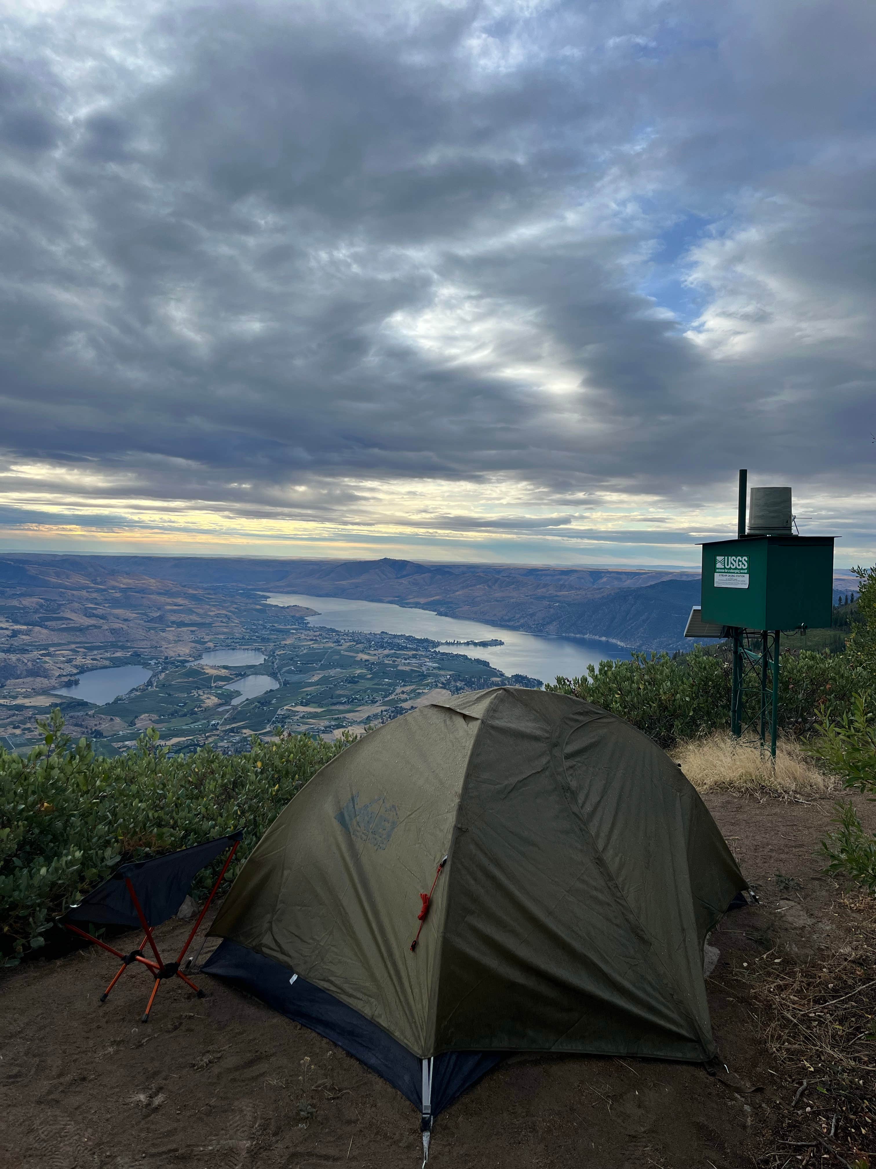 Camper-submitted photo at Chelan Lookout - NF 8410 Dispersed near Lake Chelan National Recreation Area