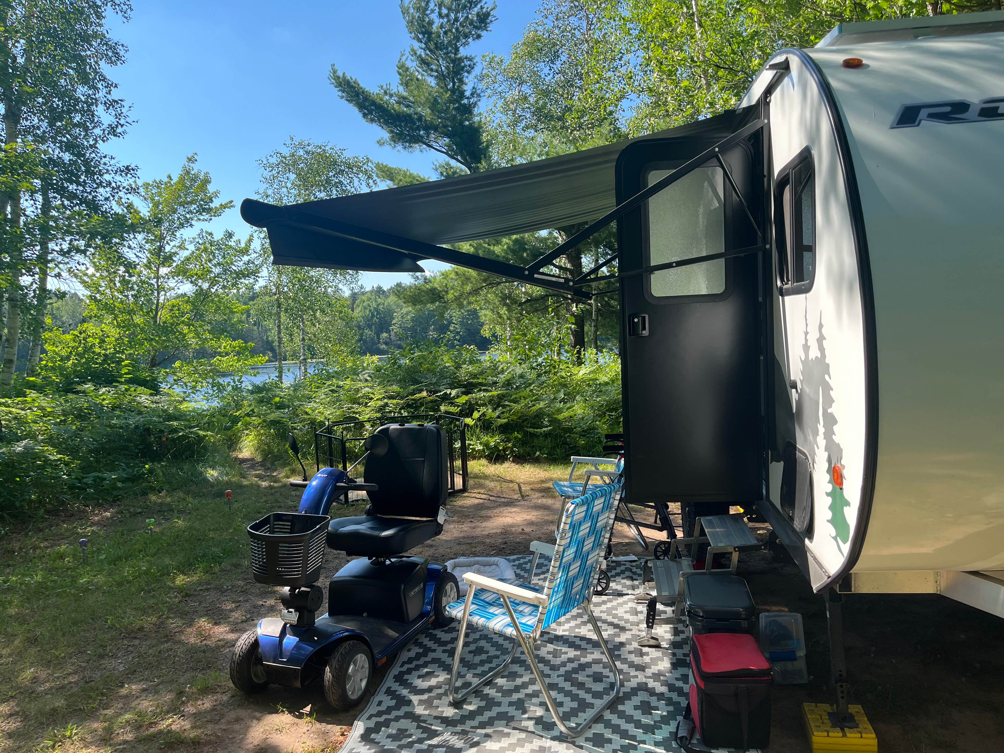 Allen B.'s photo at Black Lake NF Campground near Cable, WI