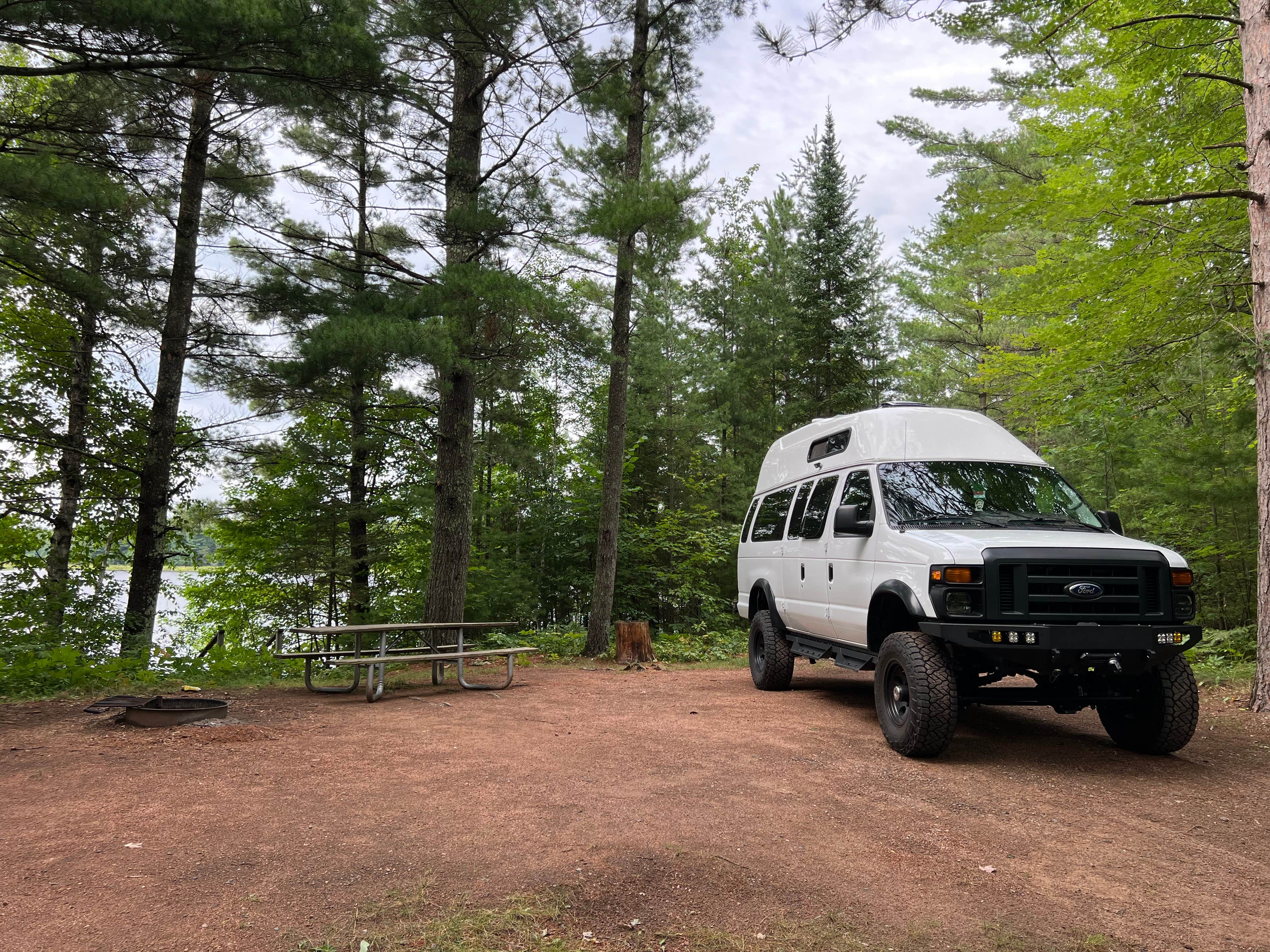 Meghan B.'s photo of rv camping at Emily Lake NF Campground near Westboro, WI