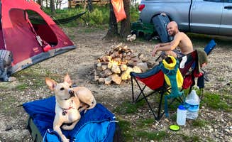 Twan M.'s photo of camping with pets at Cherokee Rock Village near Rainbow City, AL