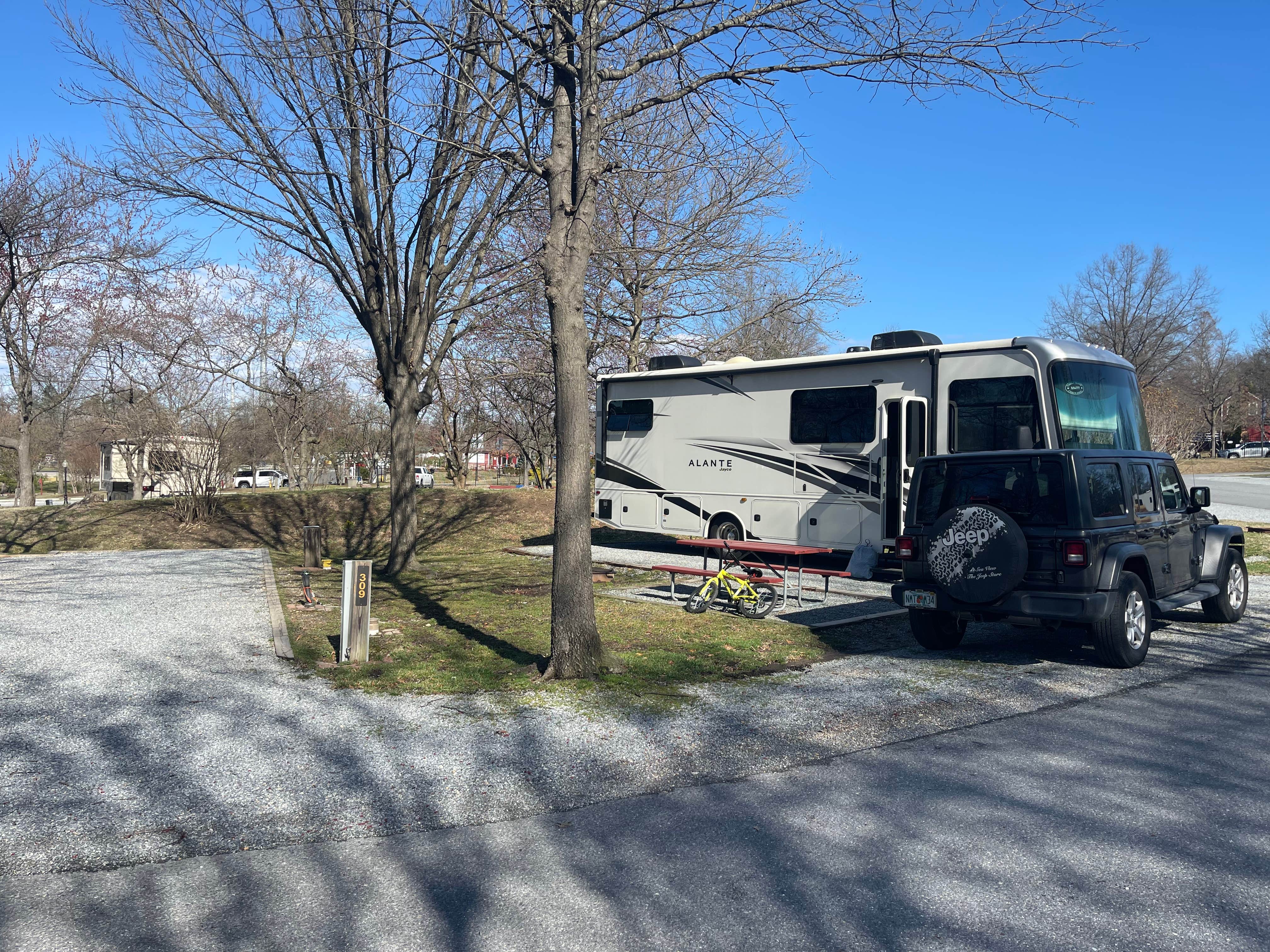 Joe R.'s photo of rv camping at Cherry Hill Park near North Potomac, MD