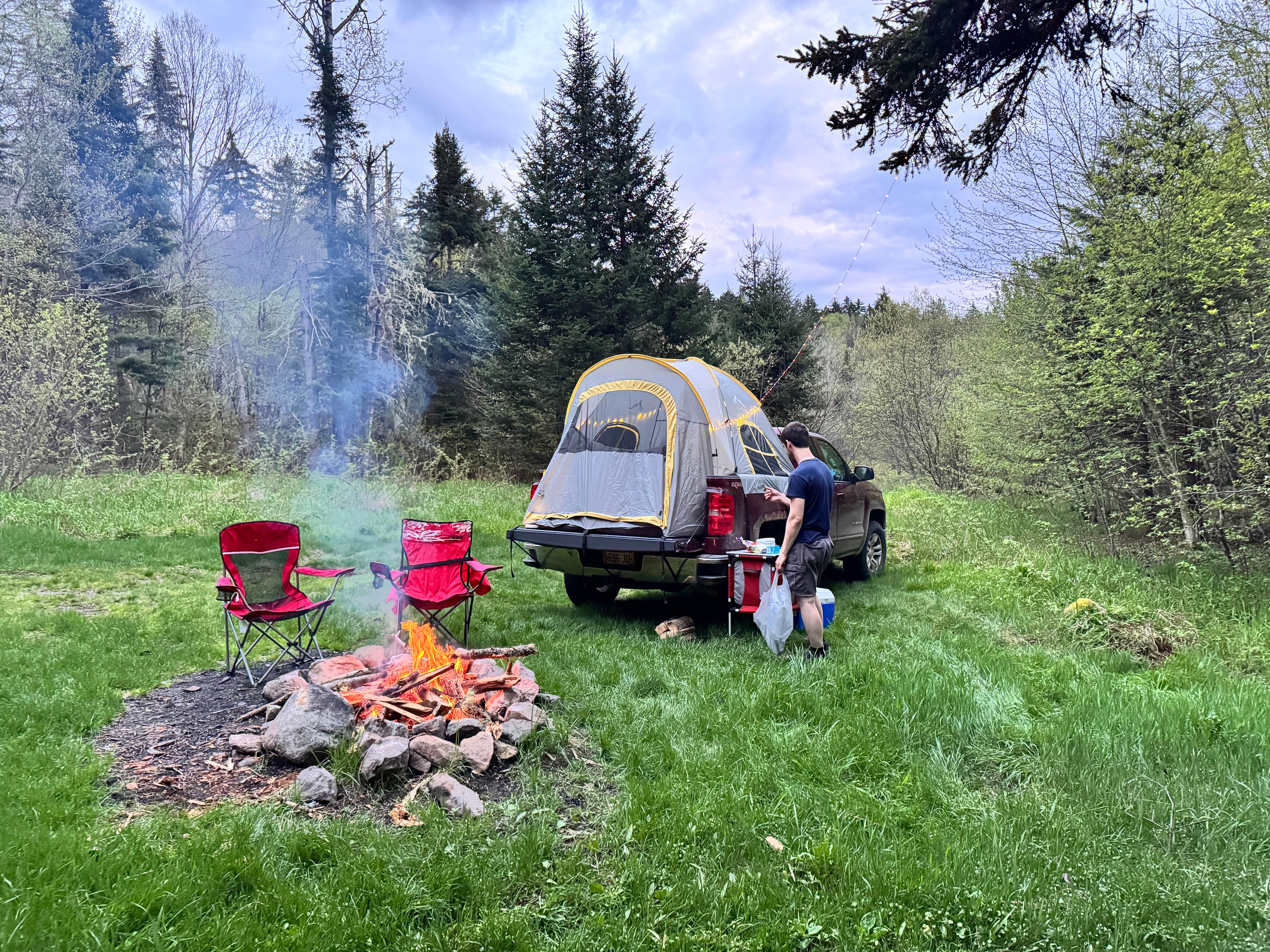 Camper-submitted photo at Cherry Mountain Road Dispersed near Denmark, ME