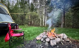Aimee L.'s photo of tent camping at Cherry Mountain Road Dispersed near Jackson, NH