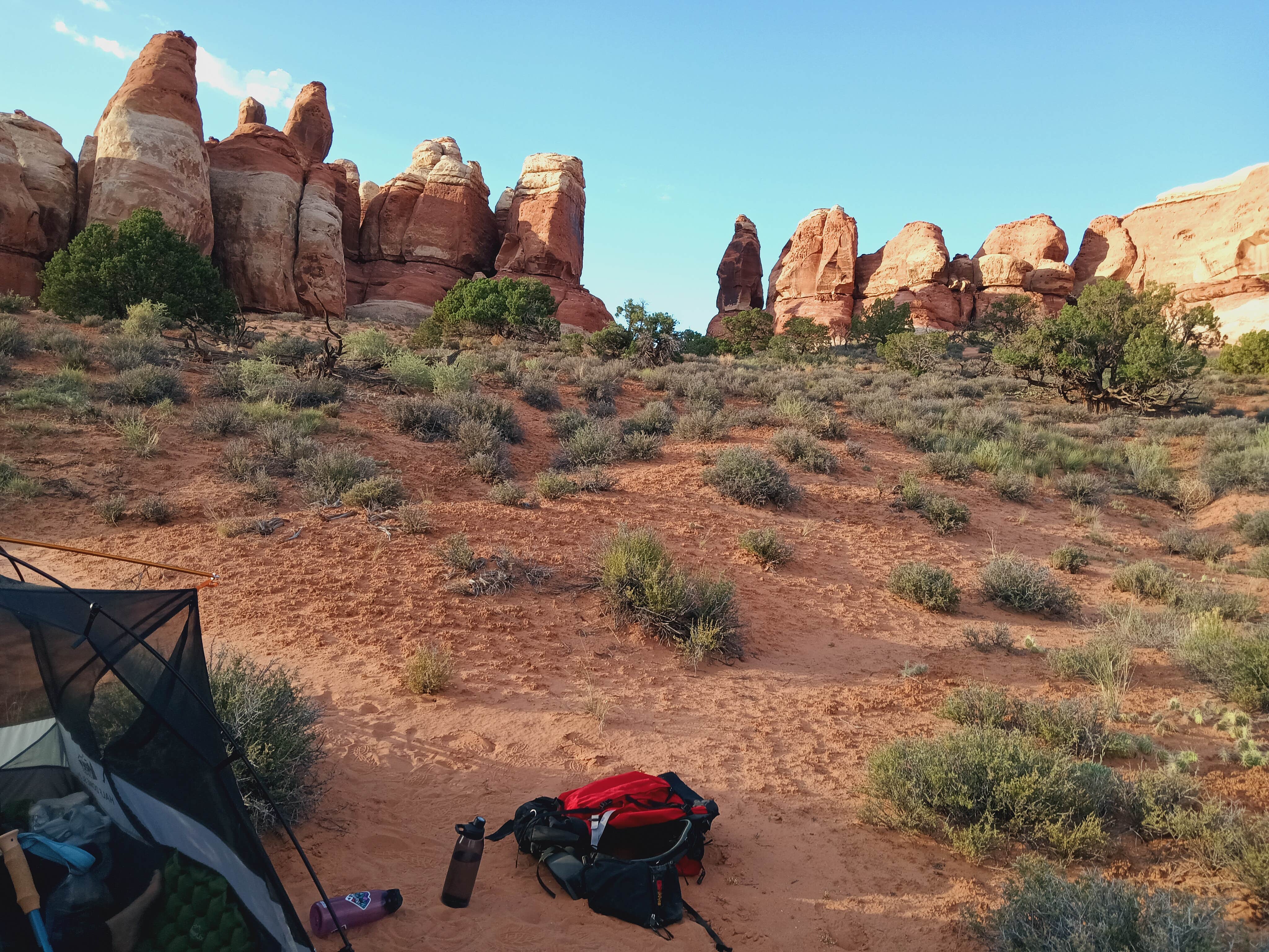 Camper submitted image from Chesler Park 2 (CP2) campsite in The Needles District — Canyonlands National Park - 1