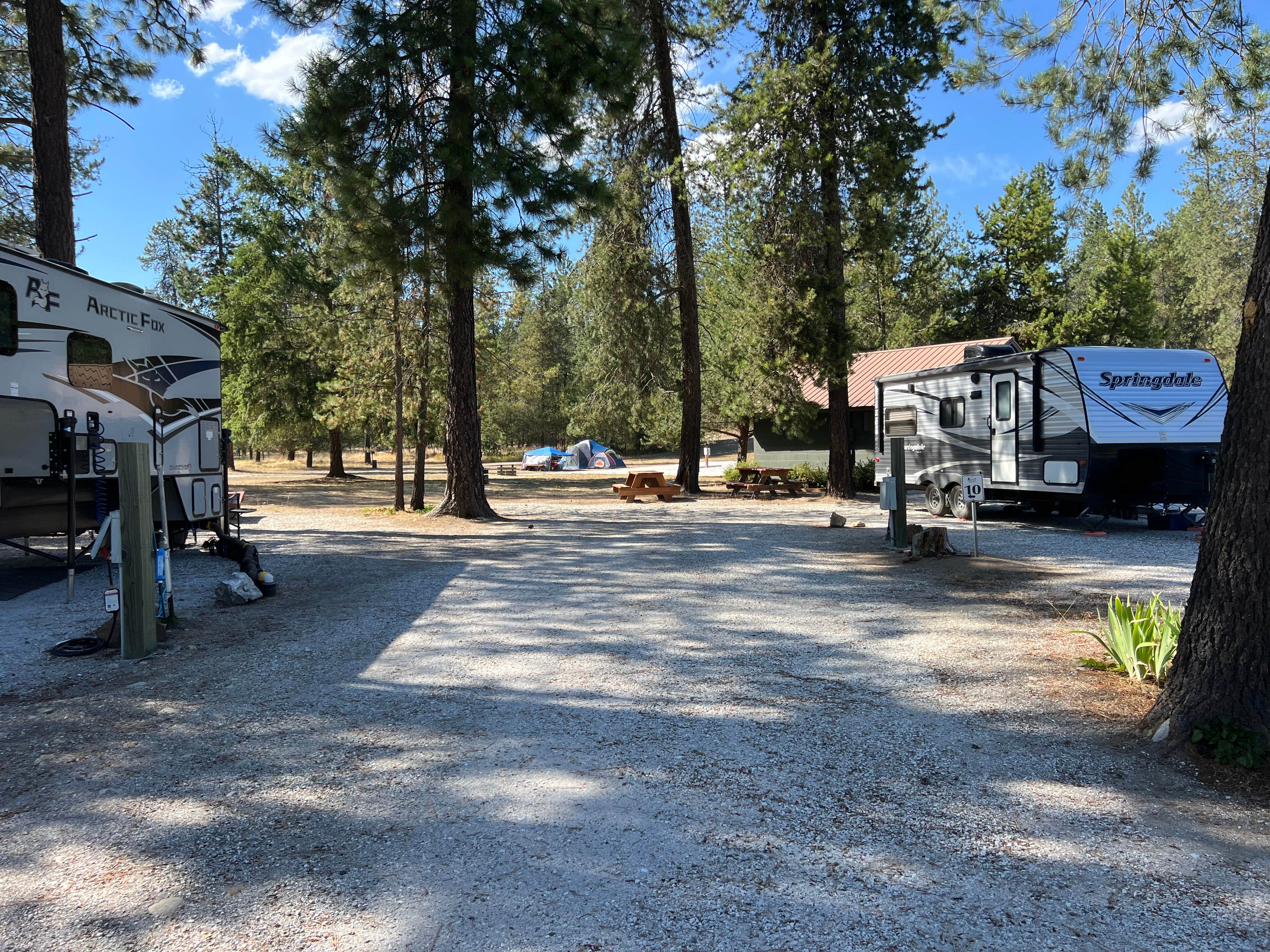 Meghan B.'s photo of rv camping at RV Park At Chewelah Golf & Country Club near Chewelah, WA