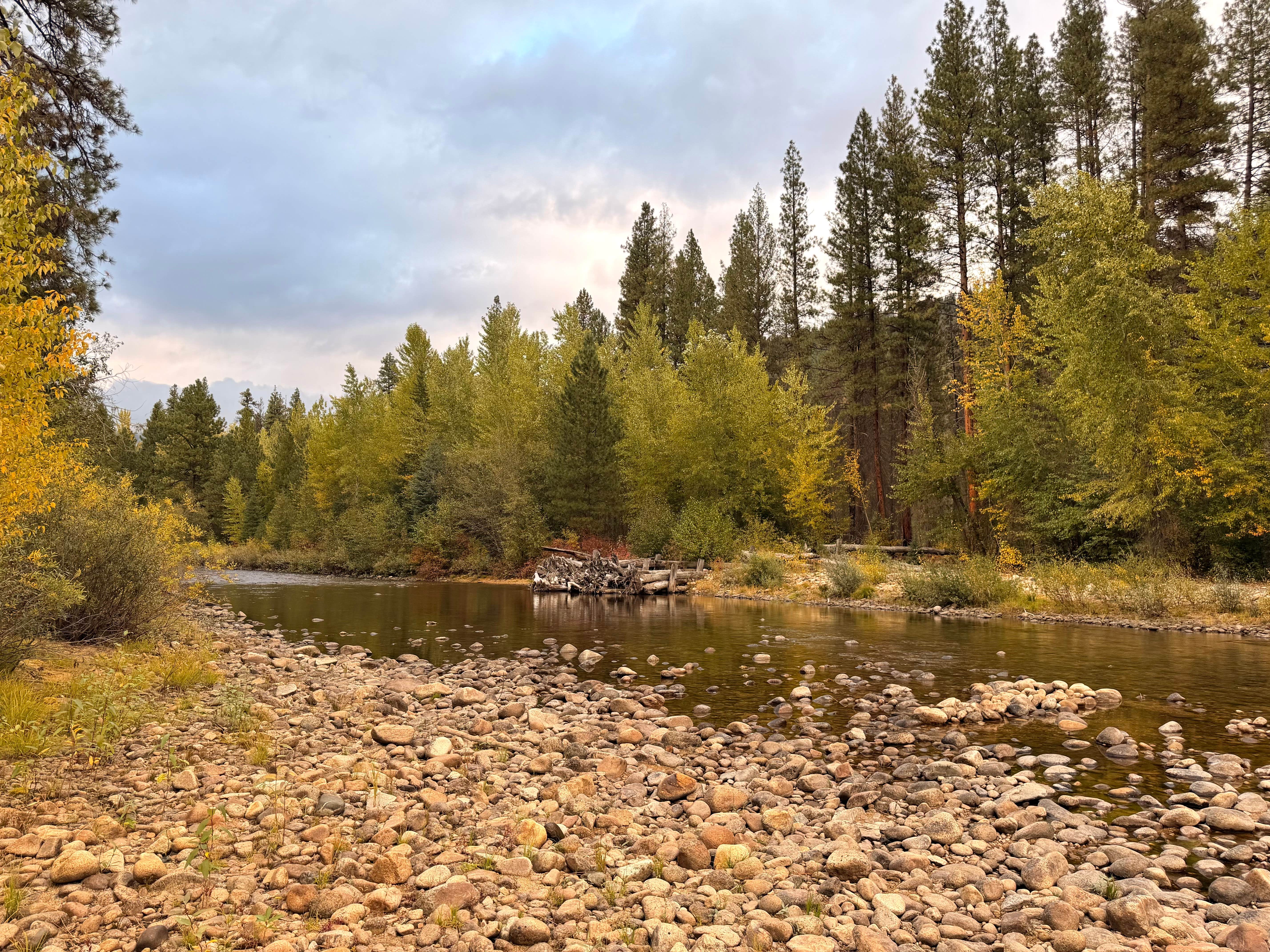 Camper-submitted photo at chewuch river FS 51 near Winthrop, WA