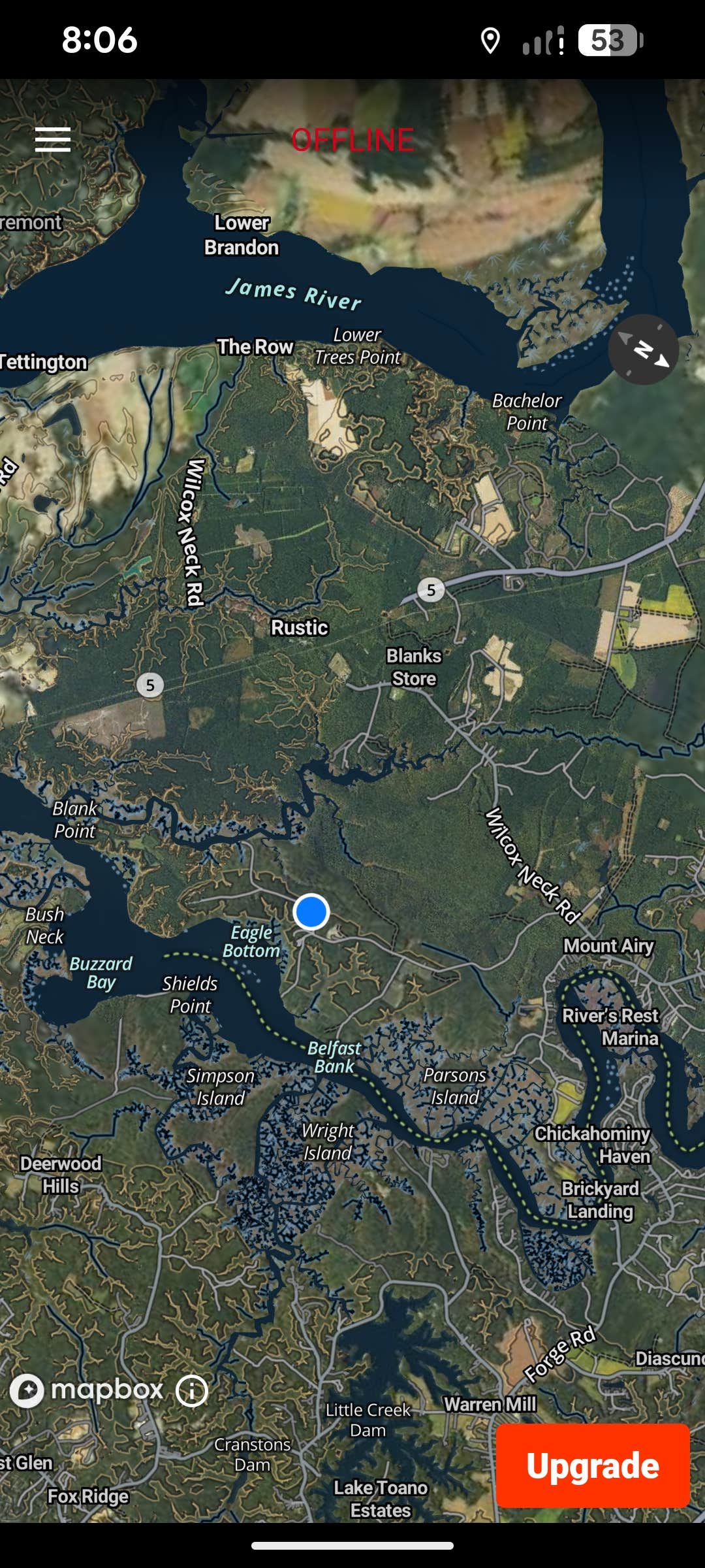 Camper submitted image from Chickahominy WMA - 2