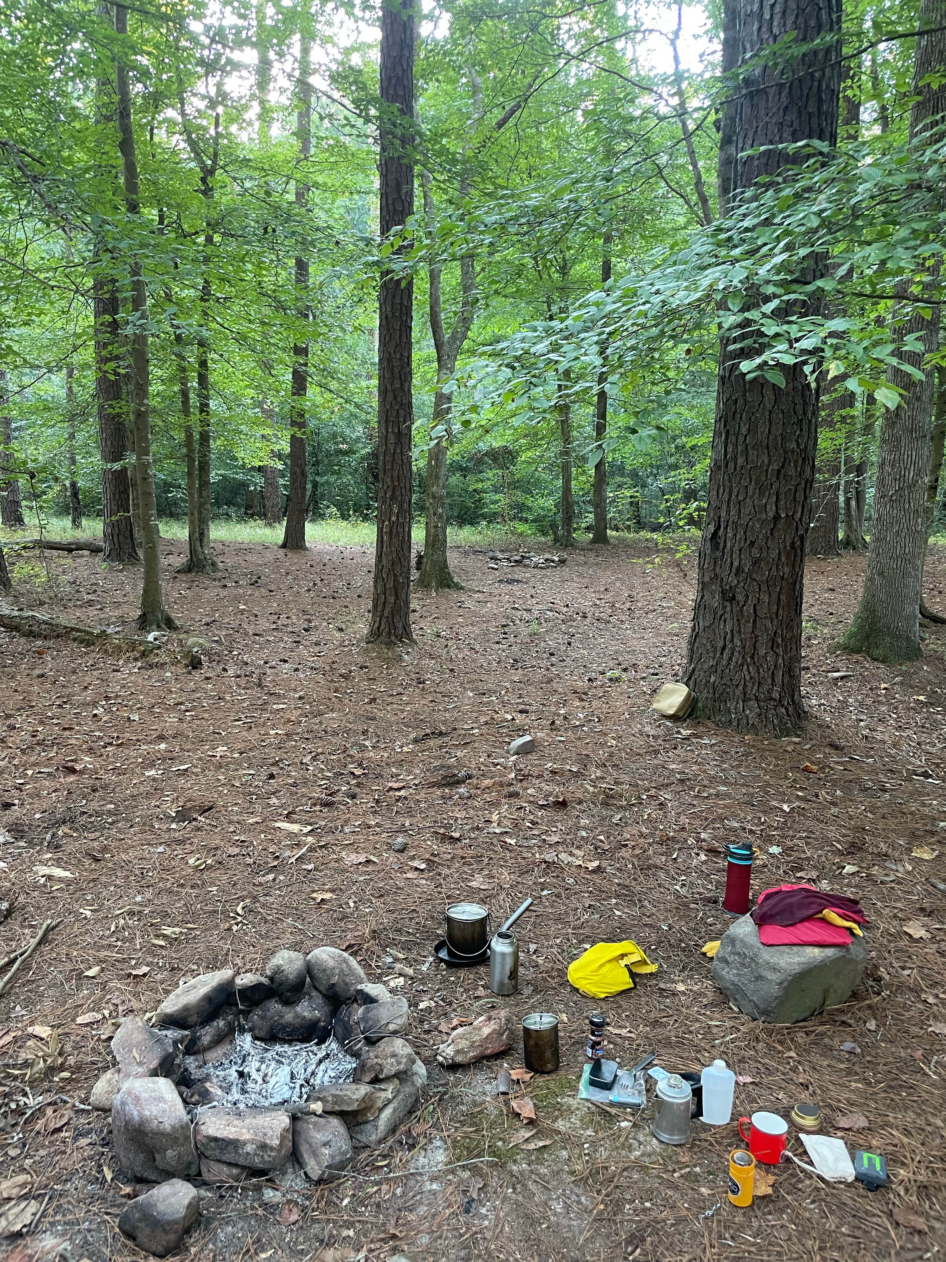 Camper-submitted photo at Chinnabee Silent Trail Backcountry Site 2 near Columbiana, AL