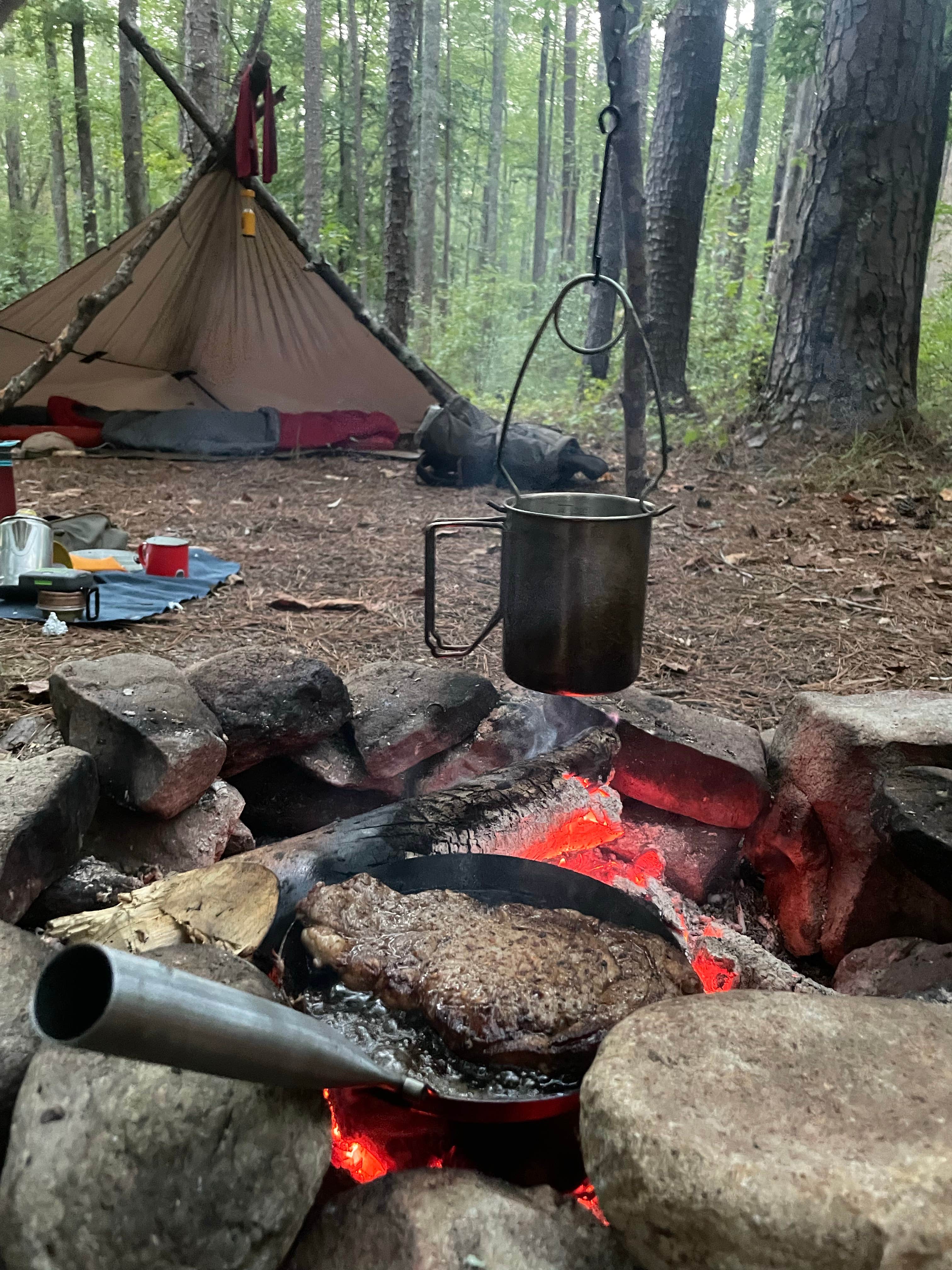 Camper-submitted photo at Chinnabee Silent Trail Backcountry Site 2 near Columbiana, AL