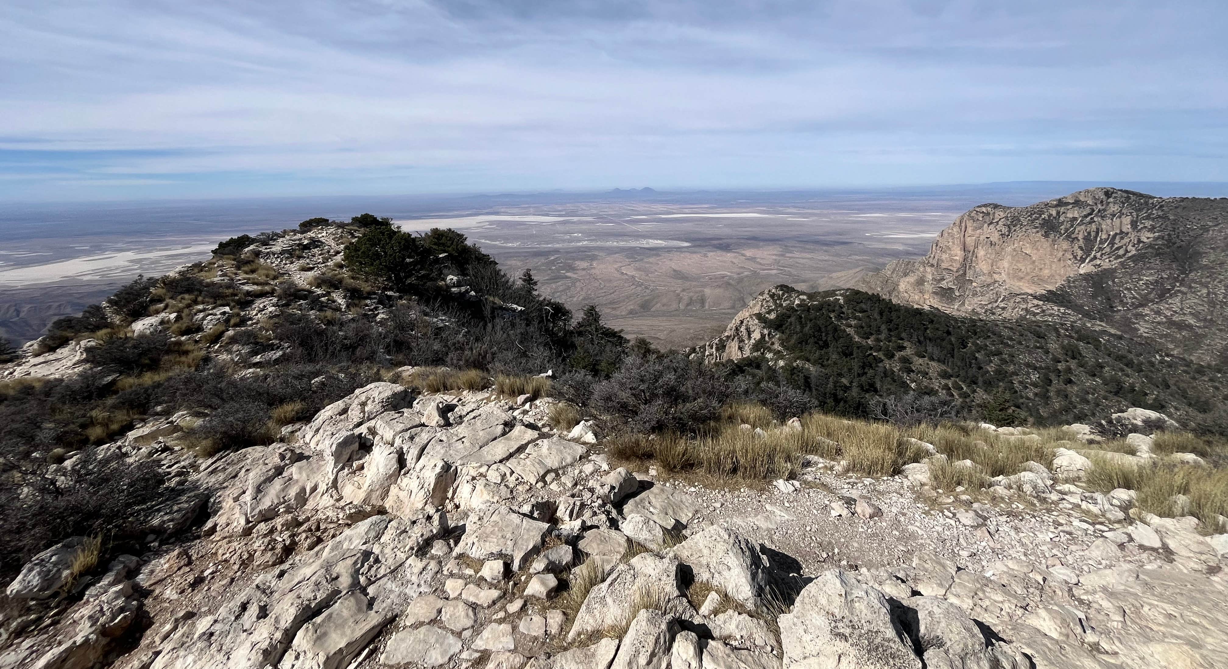 Chosa Campground Mountain View in Guadalupe Mountains National Park