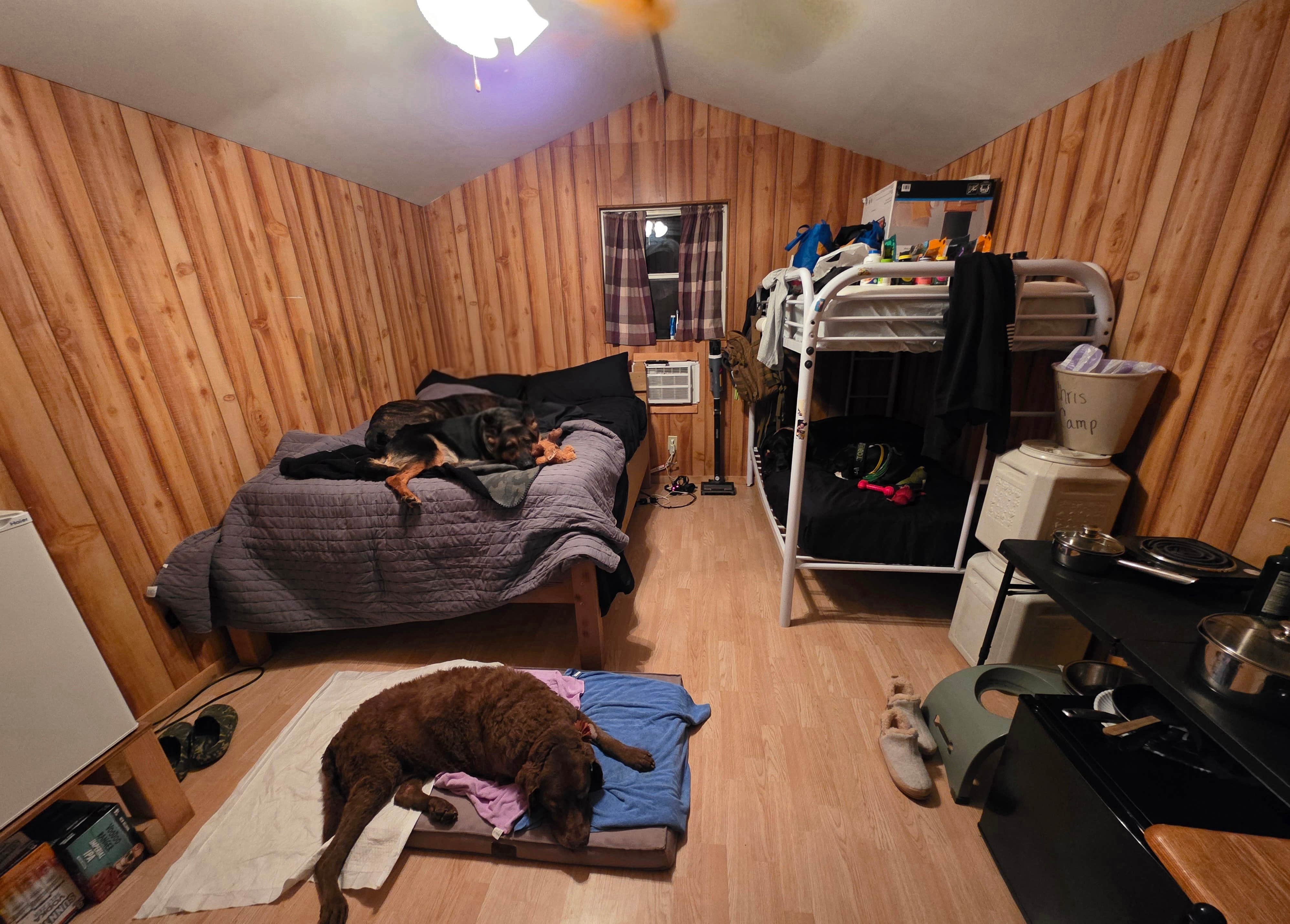 Don R.'s photo of camping with pets at Chris' Campground near Devils Tower, WY
