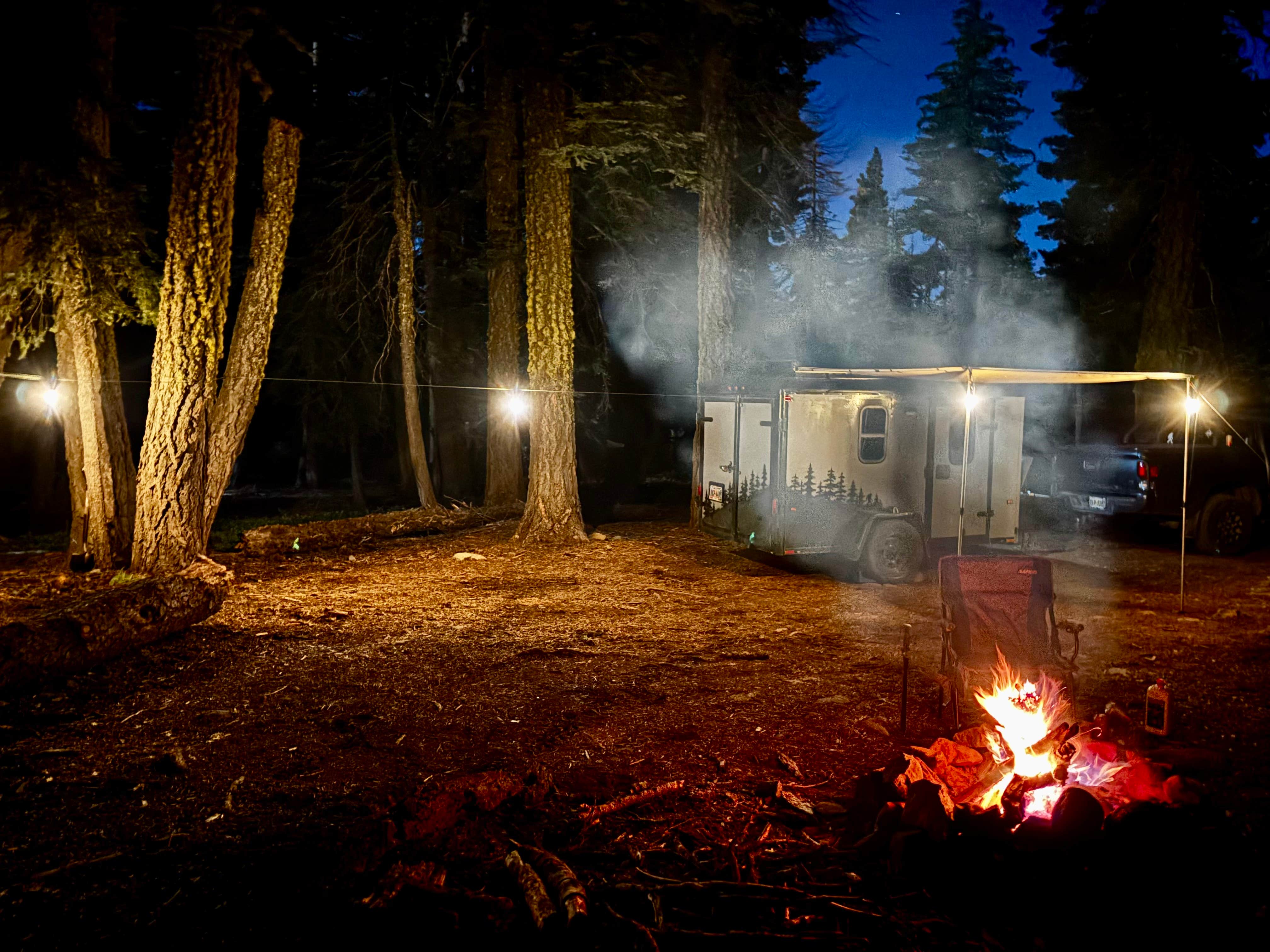 Camping near Battle Creek Campground: Christie Hill Basecamp, Mineral, California