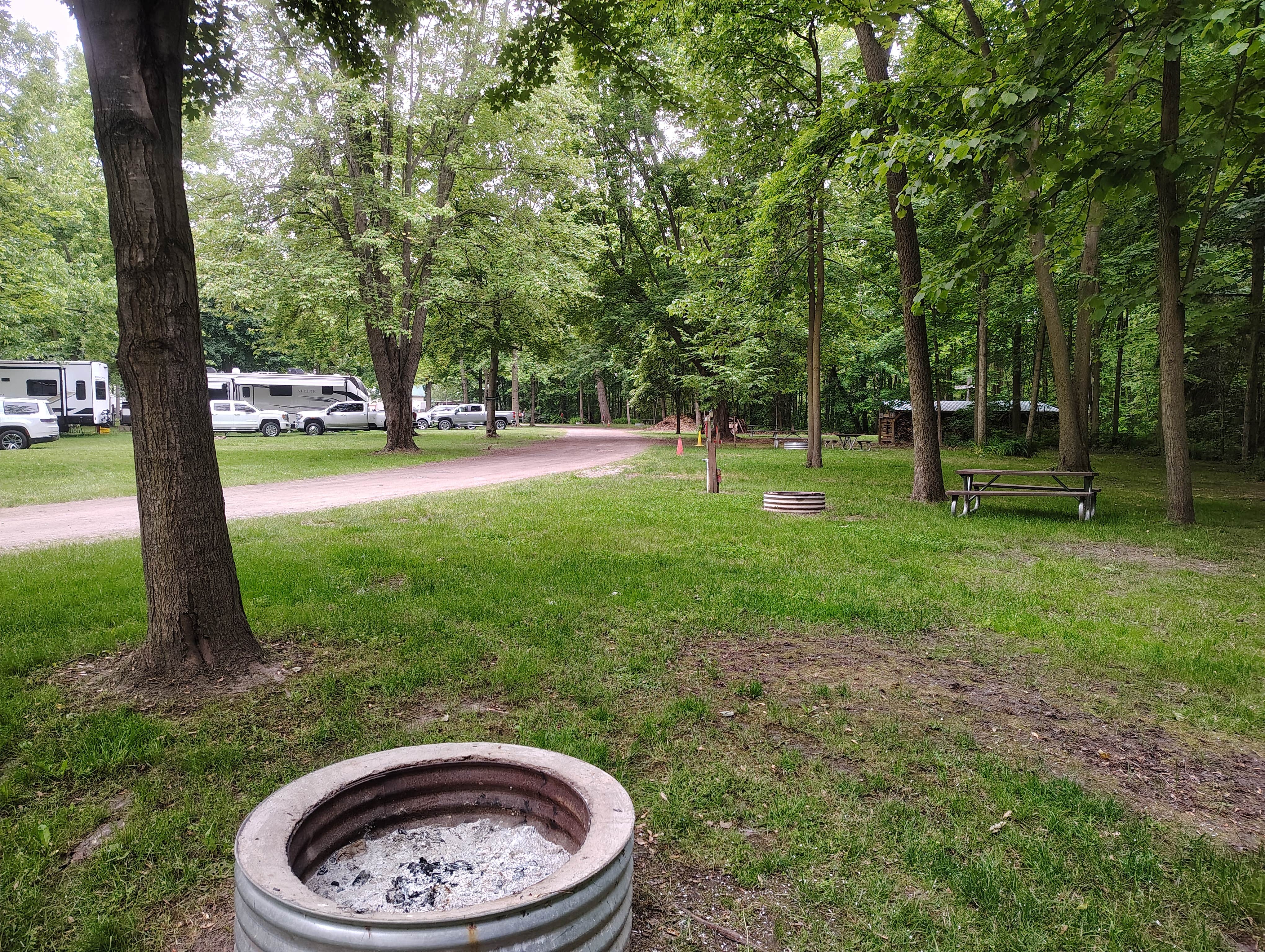 Camping near Wesleyan Woods Camp: Church Grove Park, Burt, Michigan