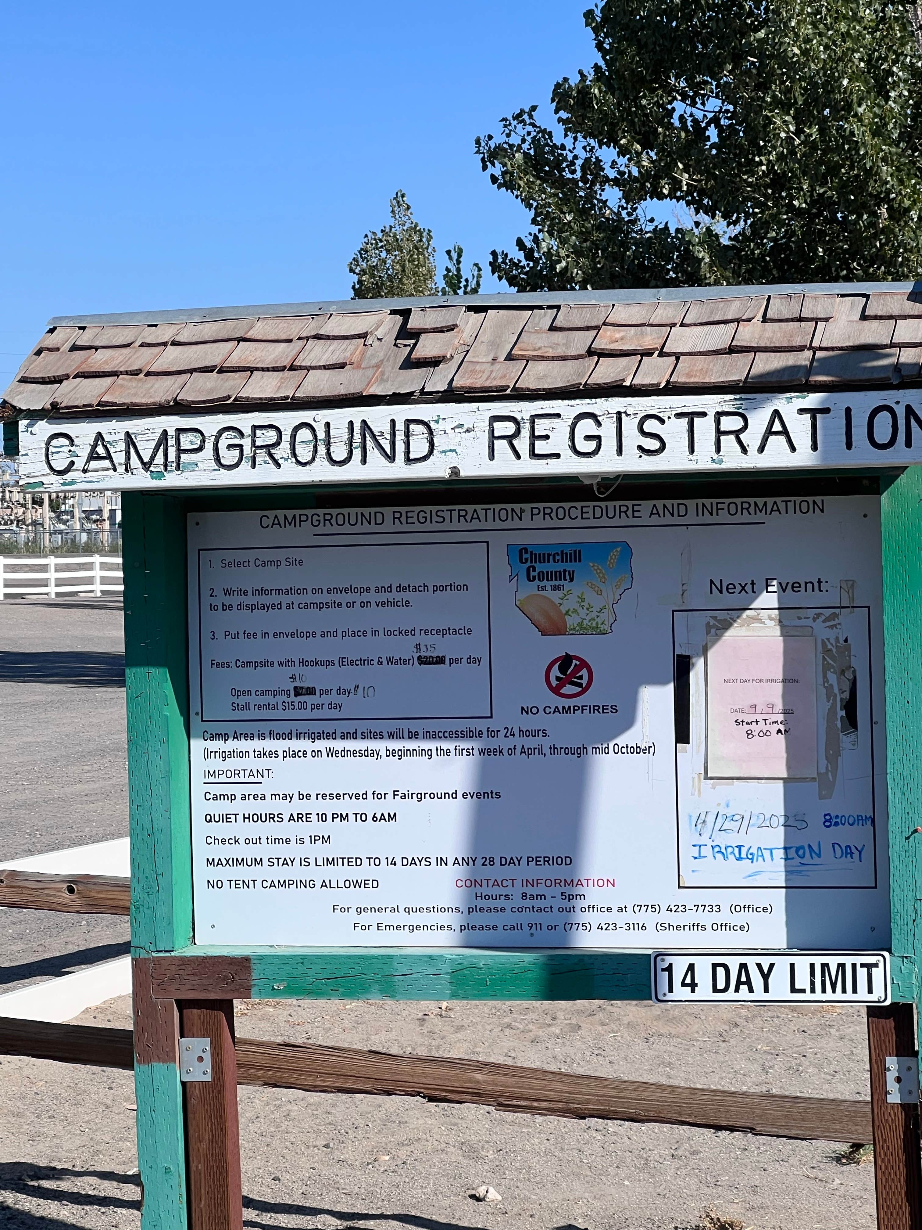 Camper-submitted photo at Churchill County Regional Park near Fallon, NV