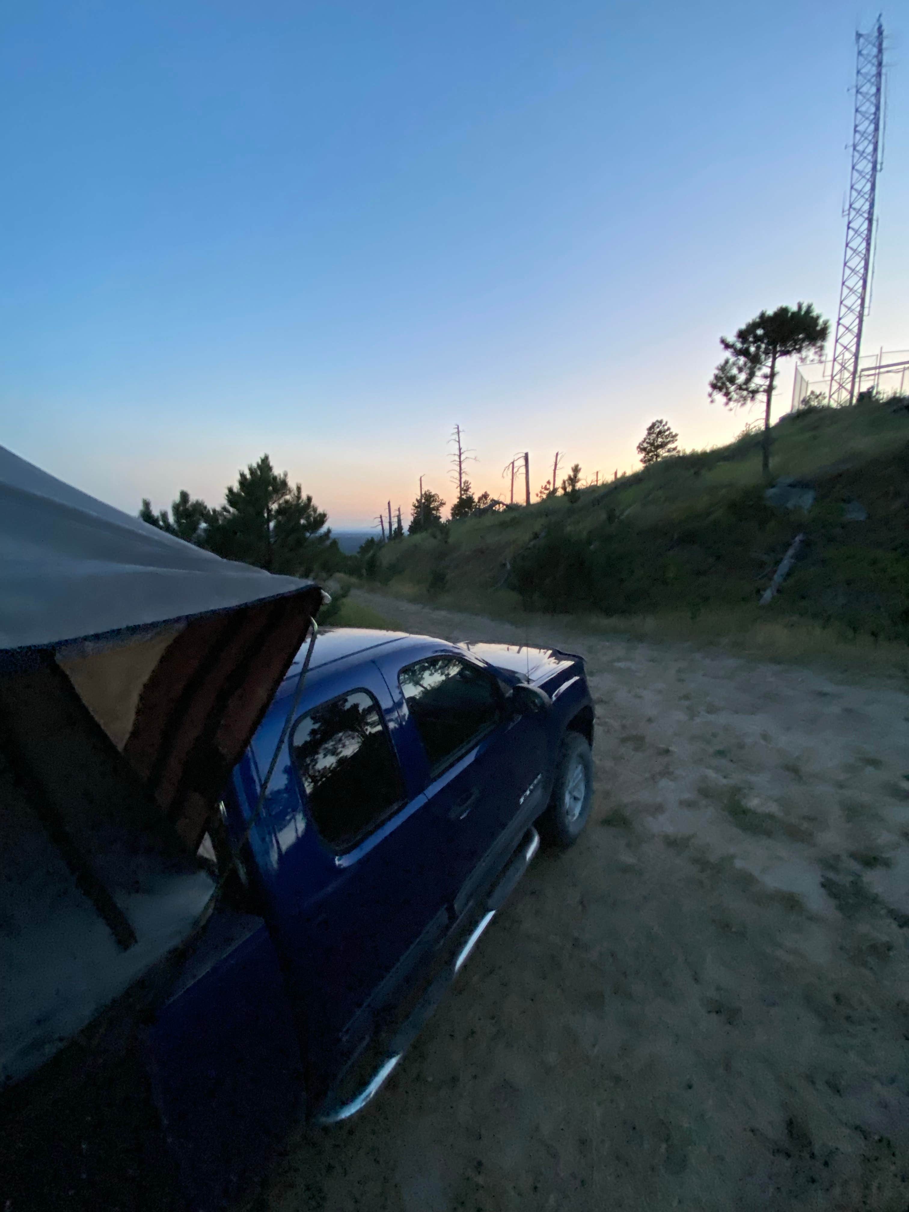 Toby T.'s photo of a dispersed camping area at Cicero Peak Road Dispersed Campsite near Hot Springs, SD