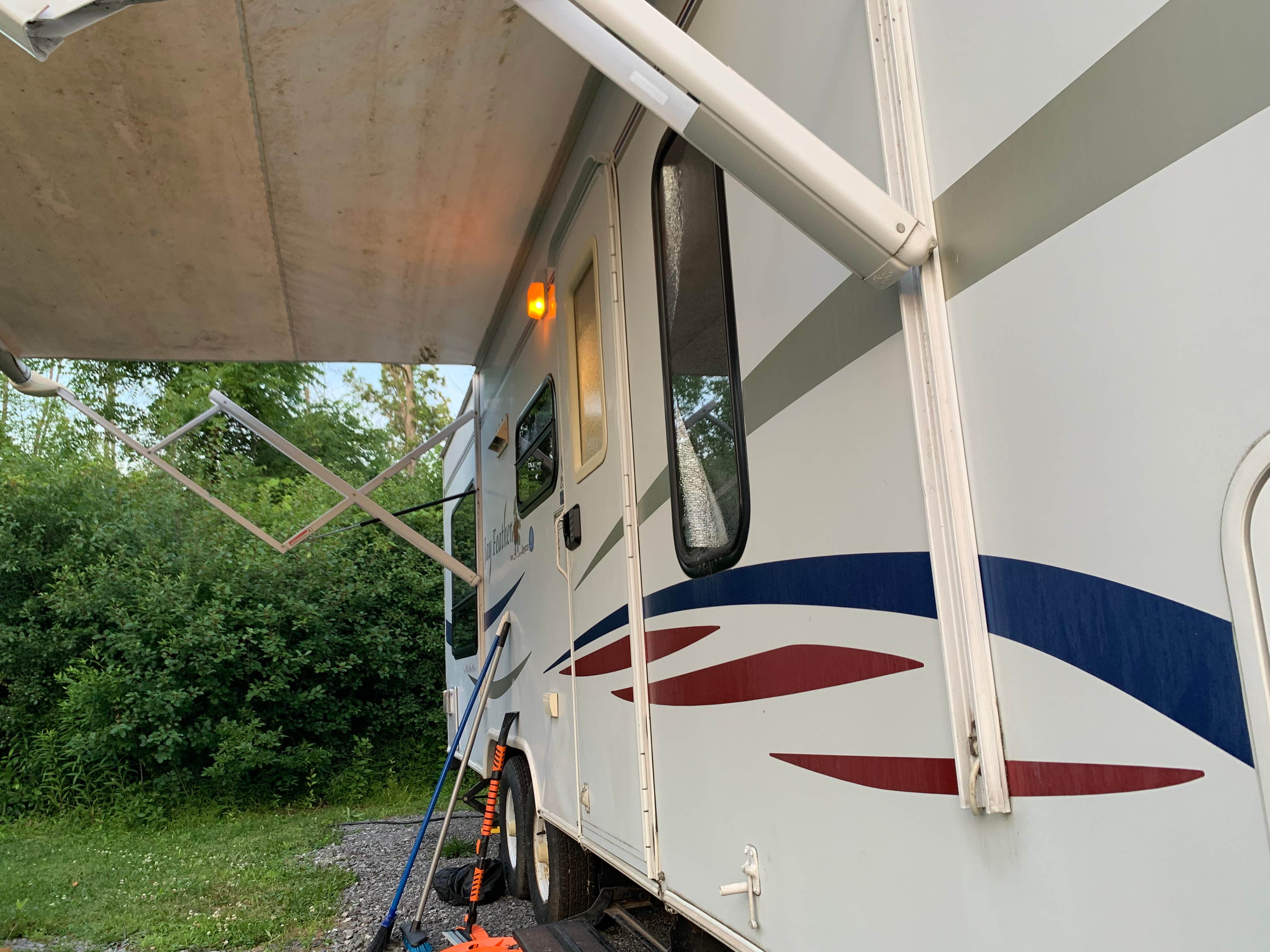 Camper submitted image from Cinderella Motel & Campsite - 1