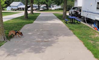 Bibs O.'s photo of camping with pets at City of Hartington Campground near Sioux City, IA