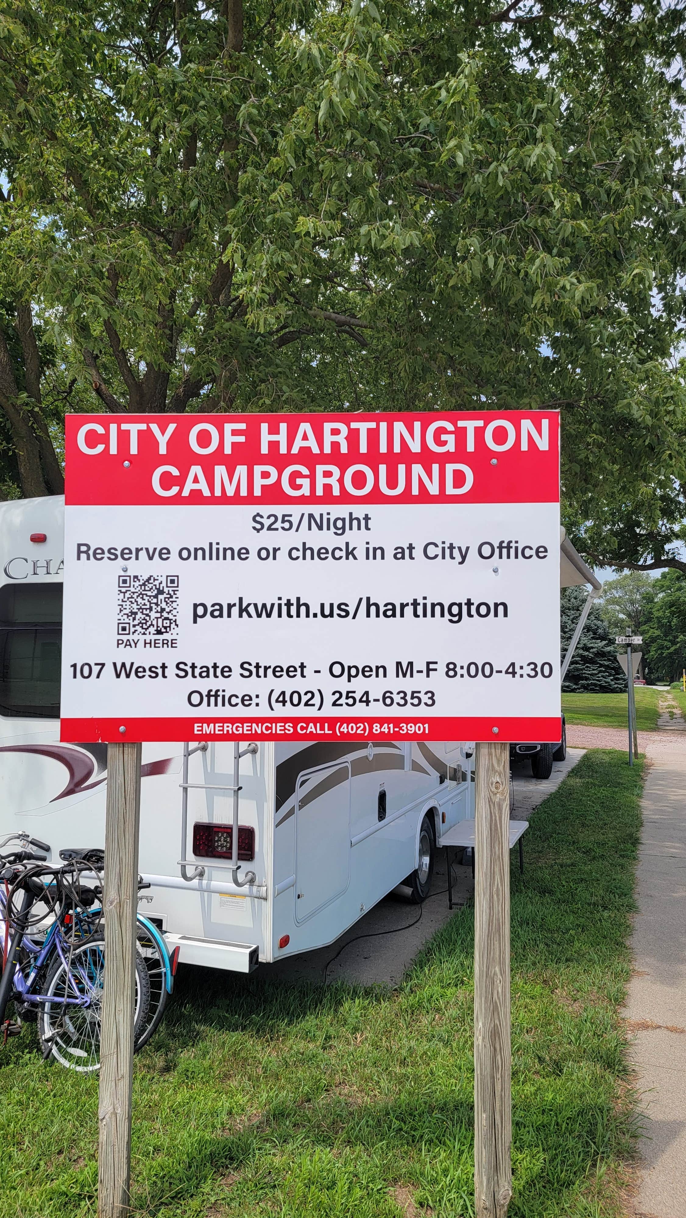 Camper submitted image from City of Hartington Campground - 3