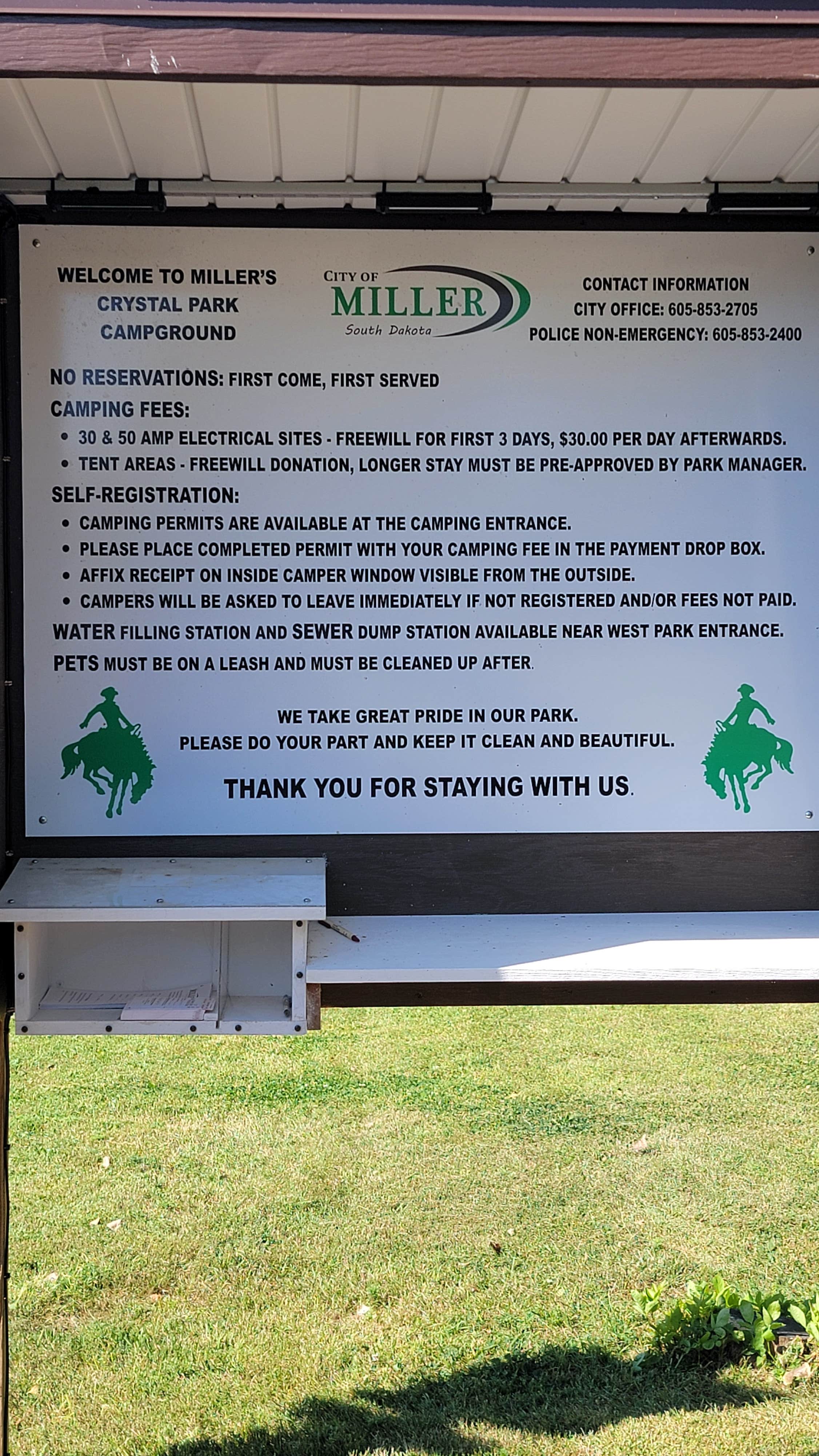 Camper-submitted photo at Crystal Park near Huron, SD