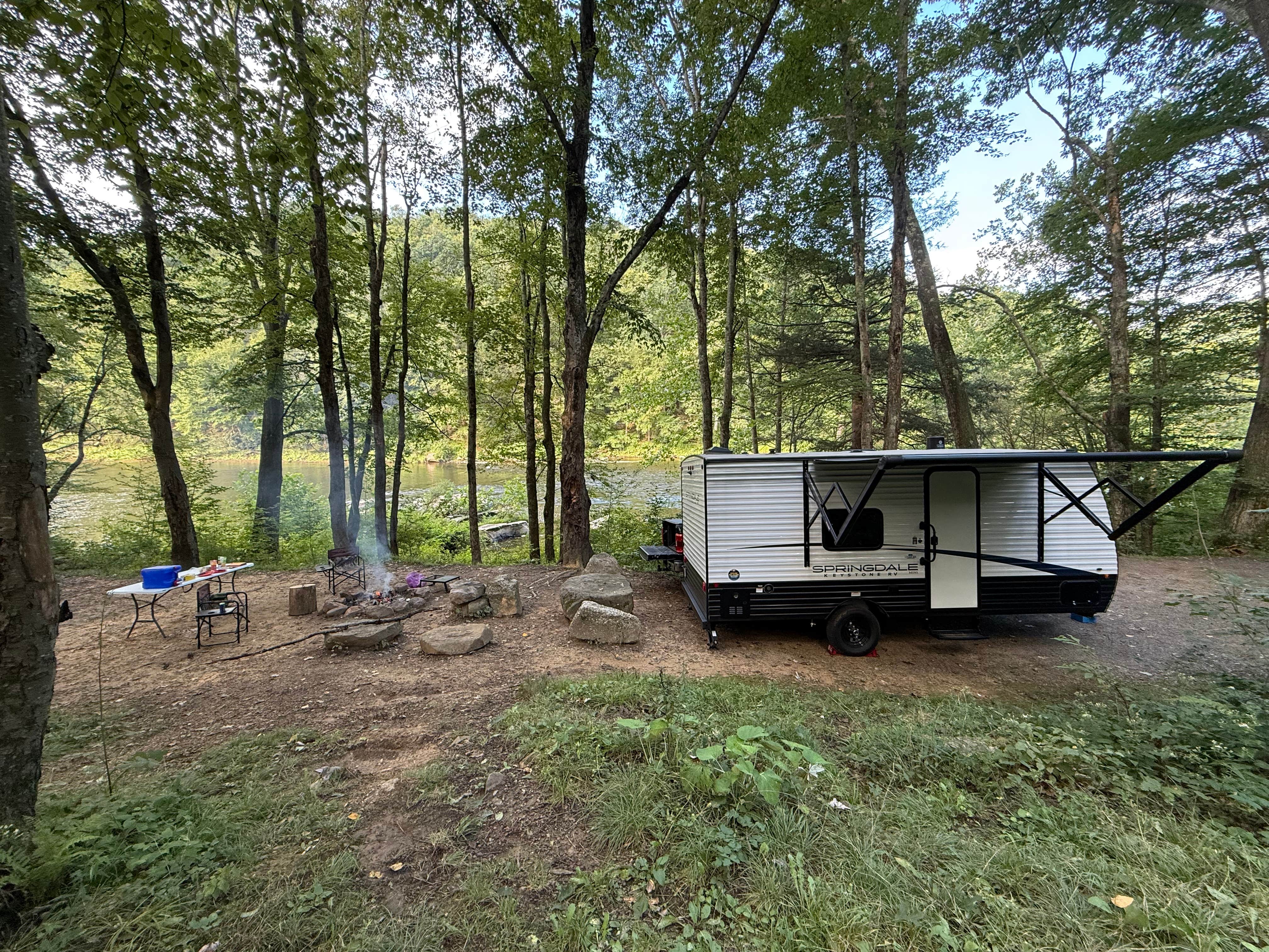 Camper-submitted photo at Clarion River Campground near Lewis Run, PA