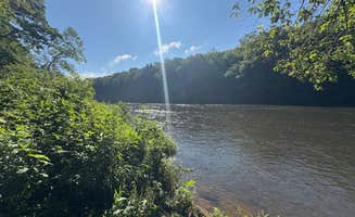 evan's photo of a dispersed camping area at Clarion River Campground near Weedville, PA