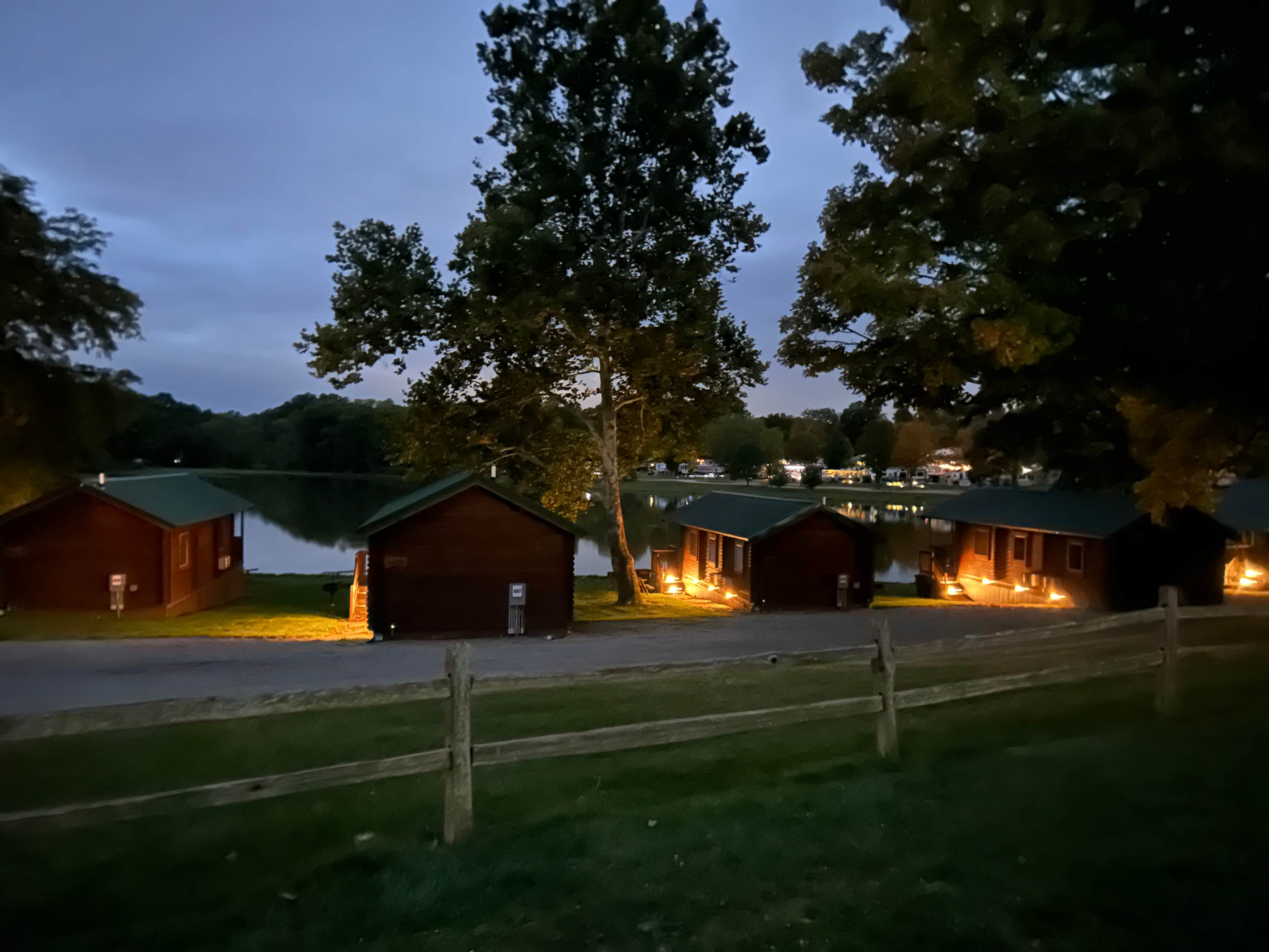 J R.'s photo of a cabin at Clay's Resort Jellystone Park near Cleveland Heights, OH