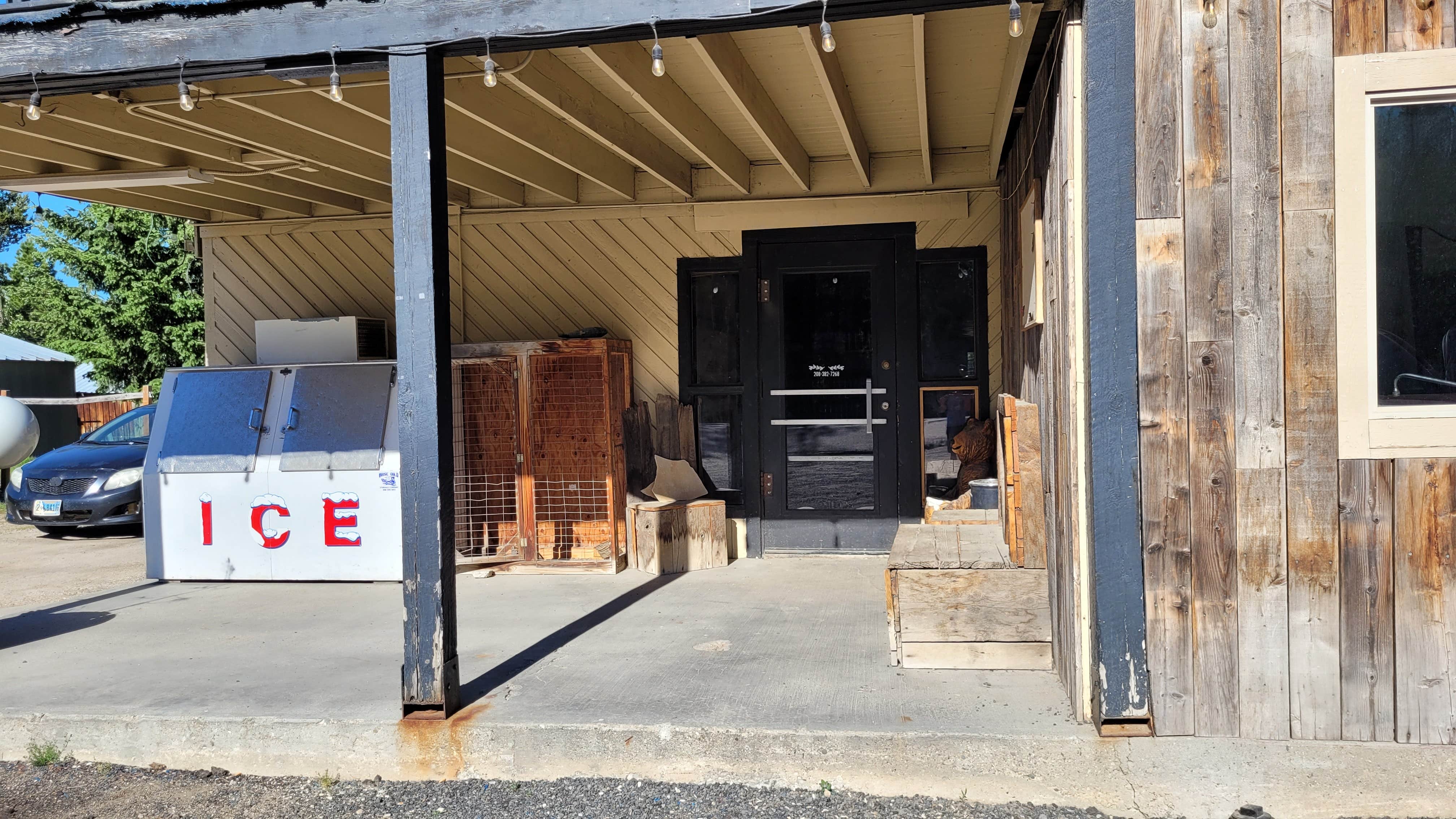 Coach B.'s photo of camping with pets at Clear Creek Station near Garden Valley, ID