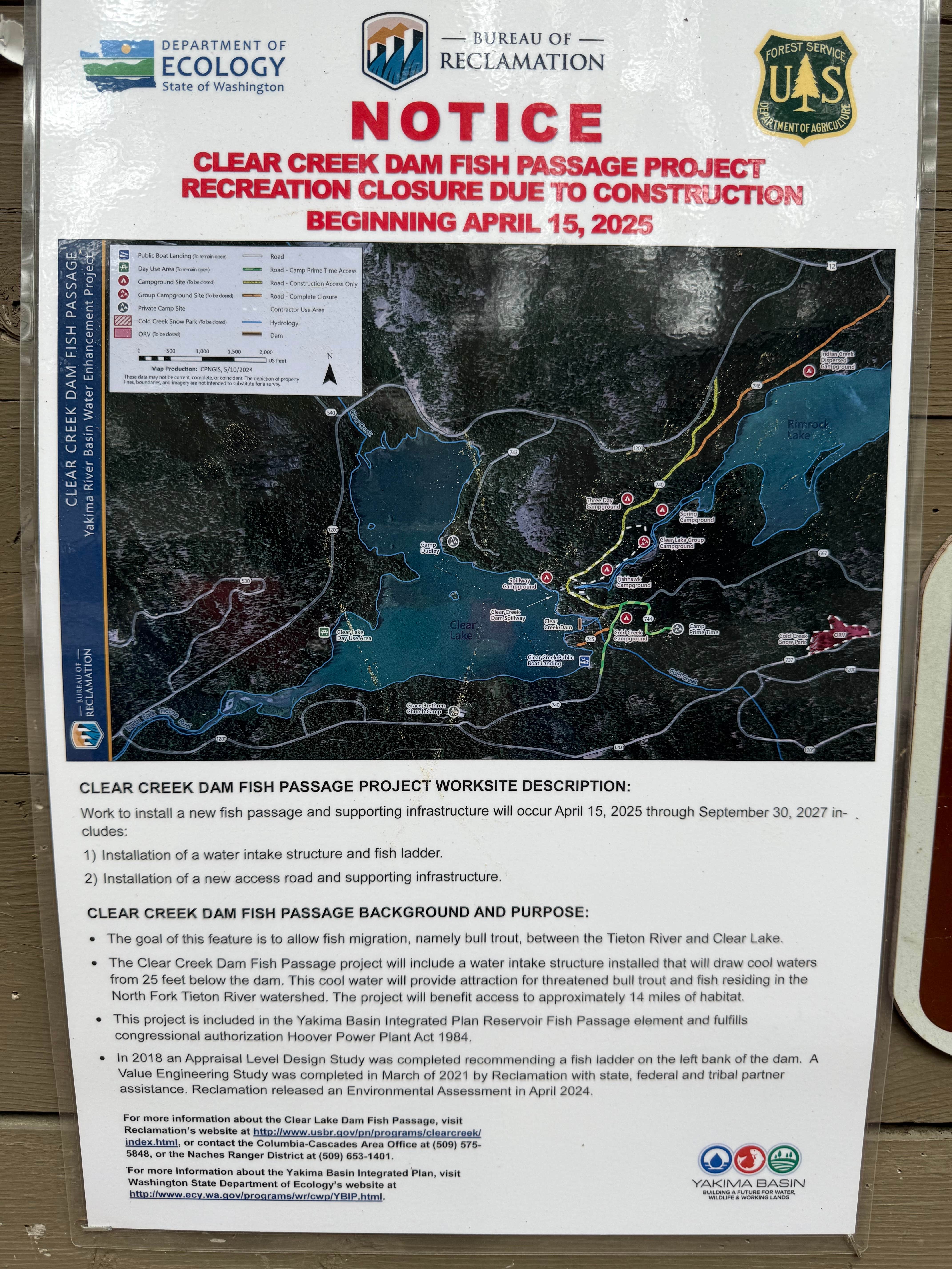 Camper-submitted photo at Clear Lake Campgrounds near Goose Prairie, WA