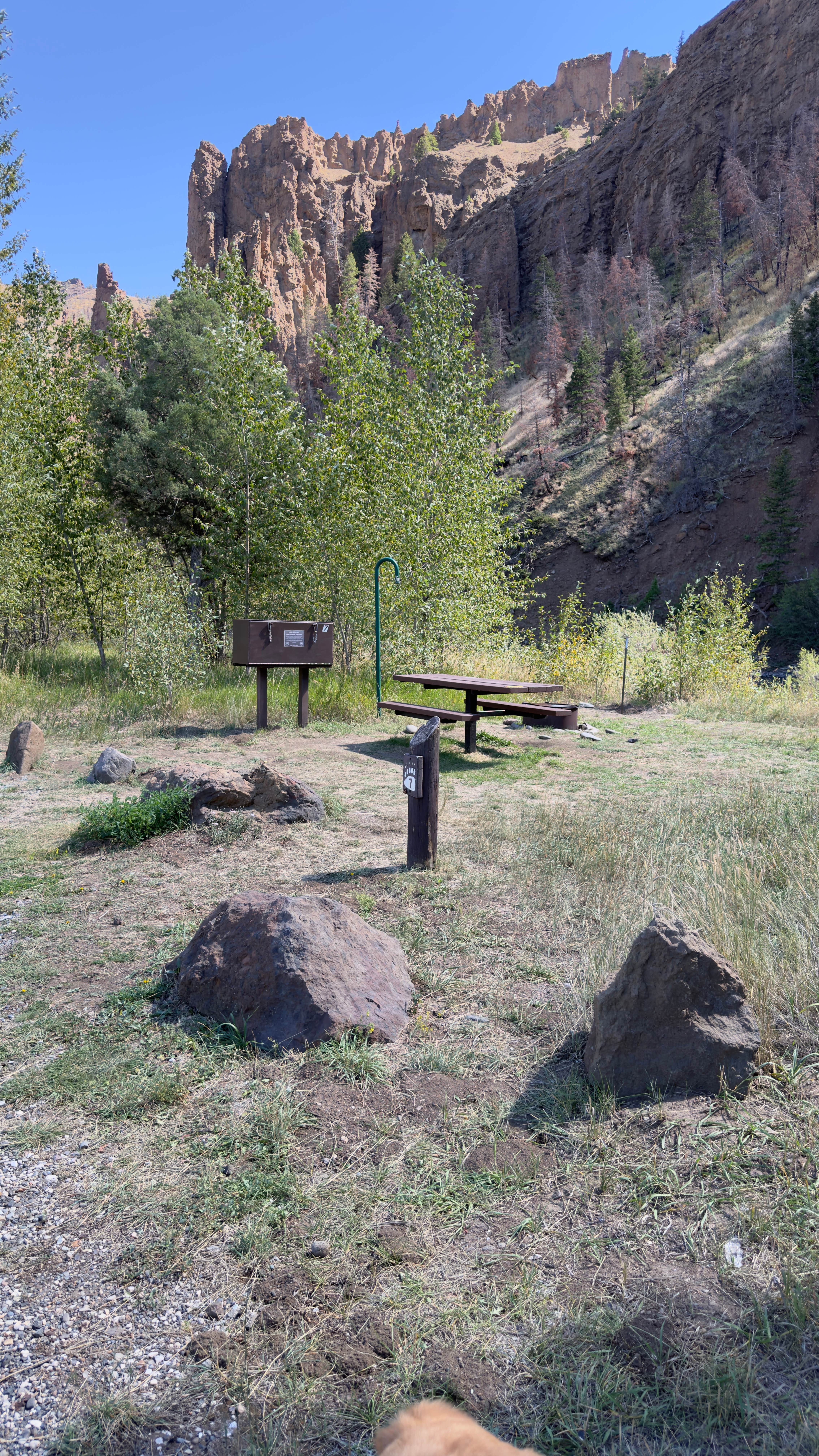 Camper-submitted photo at Clearwater Campground Cody Wyoming near Shoshone National Forest