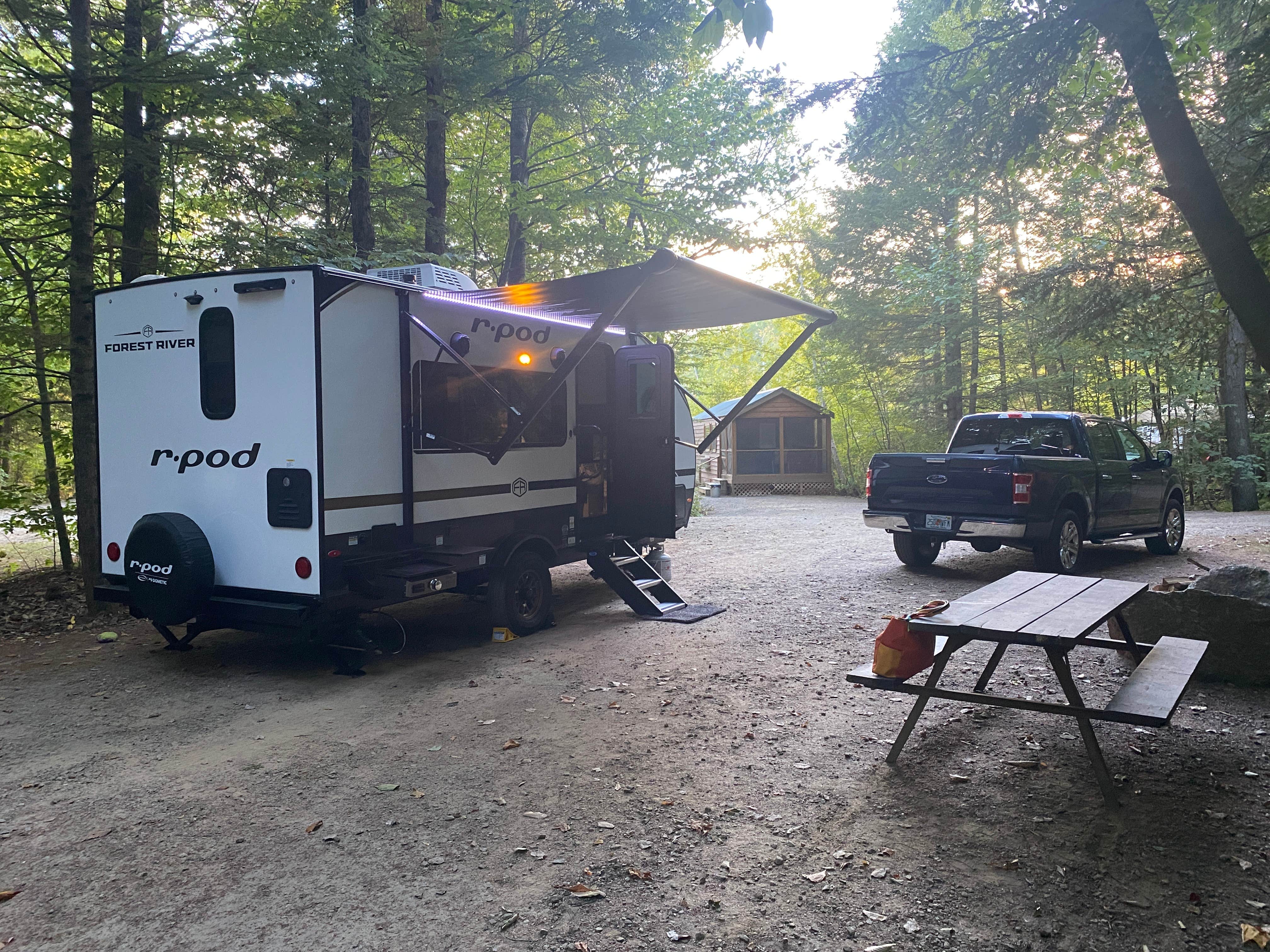 Camper-submitted photo at Clearwater Campground near Sanbornton, NH