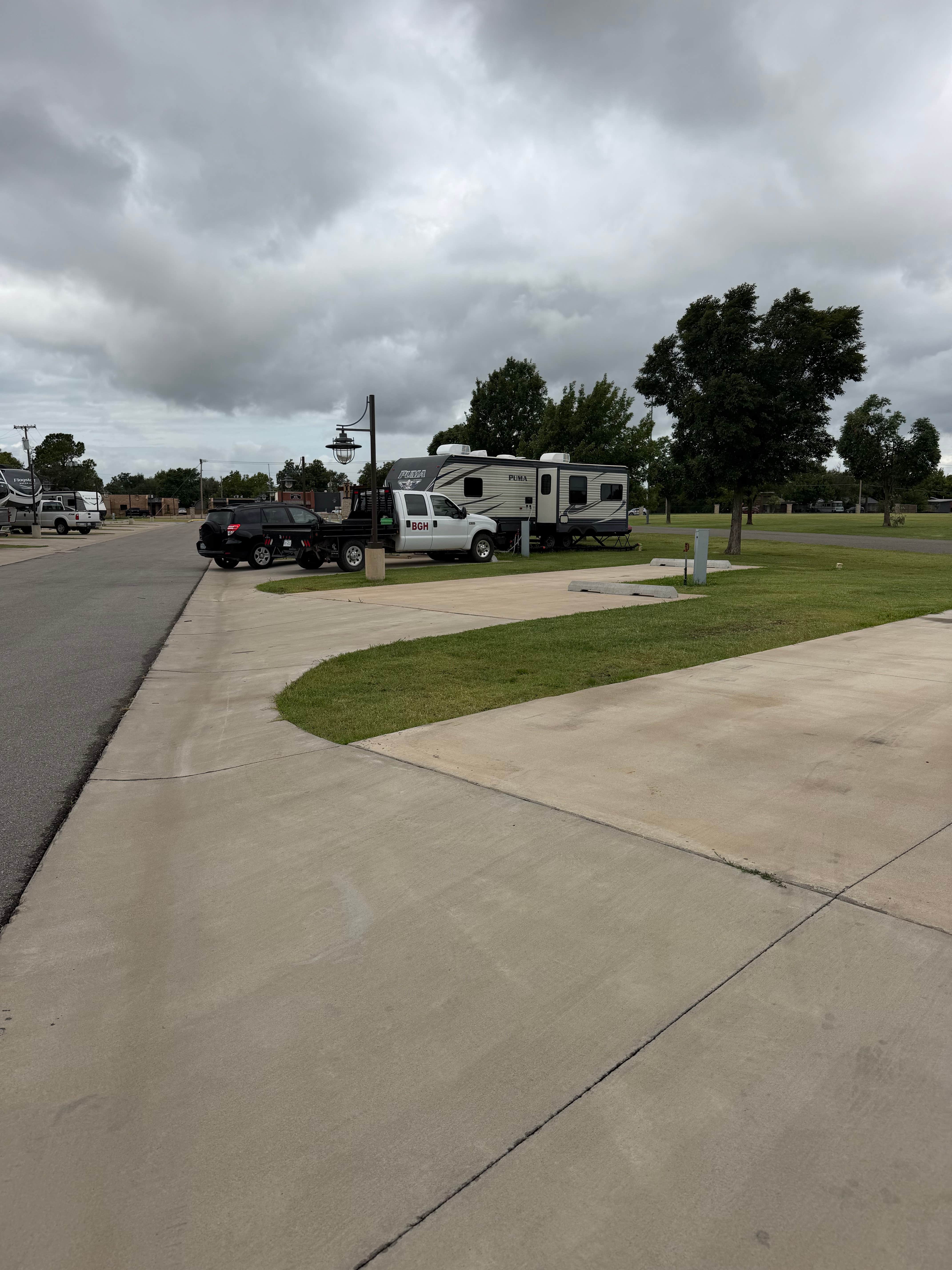 Camper-submitted photo at Cleveland County RV Park near Goldsby, OK