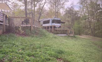 Lucy P.'s photo of glamping accommodations at Cloudland Canyon State Park Campground near Rising Fawn, GA