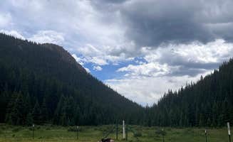Megan H.'s photo of a dispersed camping area at clyde dispersed camping near Victor, CO