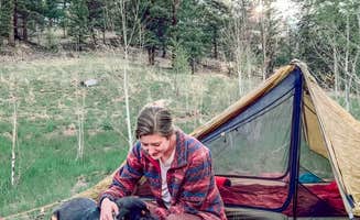 Fabein D.'s photo of camping with pets at Co Rd 306 Dispersed Camping near Buena Vista, CO