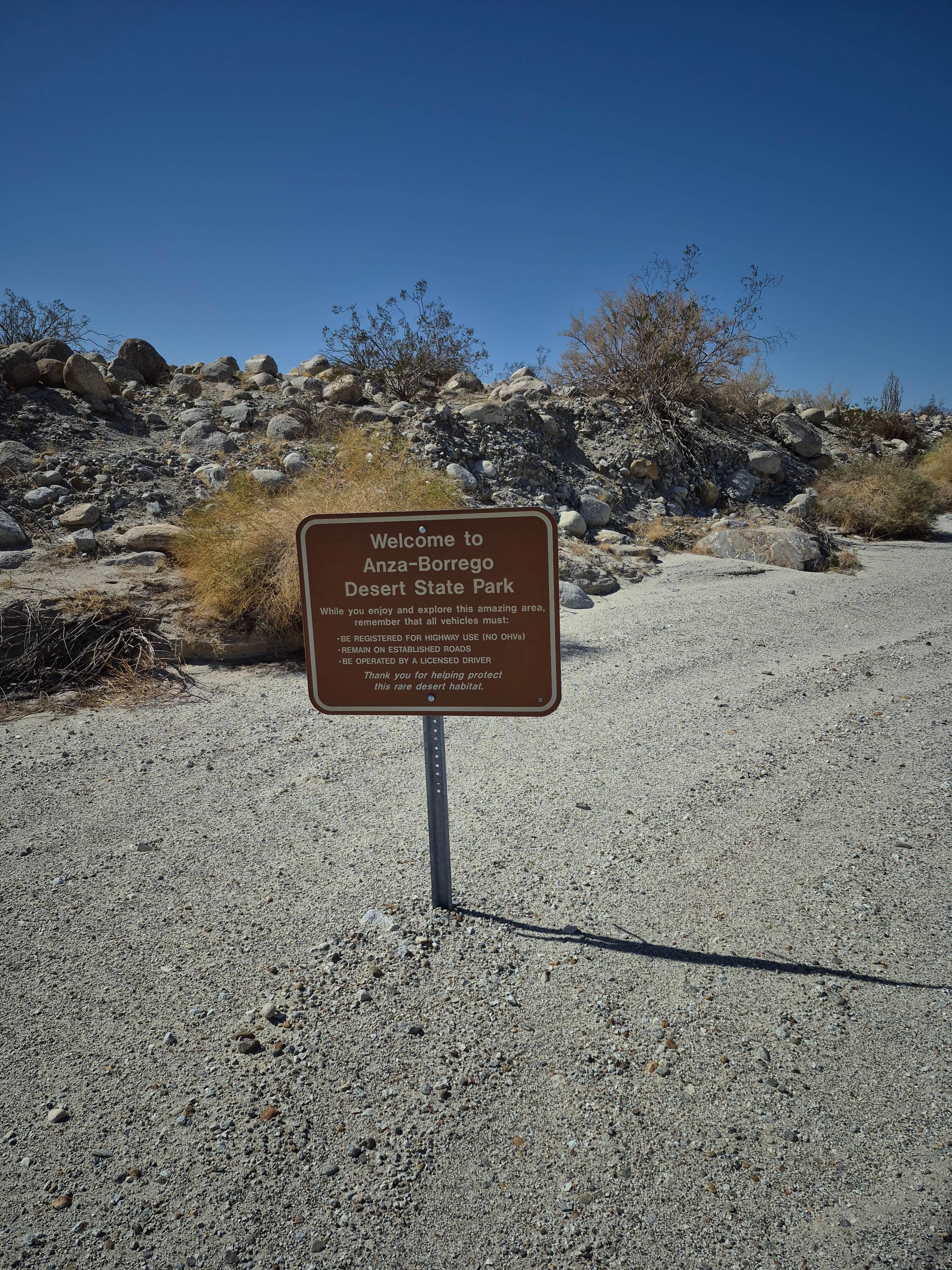 Camper-submitted photo at Coachwhip Canyon — Anza-Borrego Desert State Park near Ocotillo Wells, CA