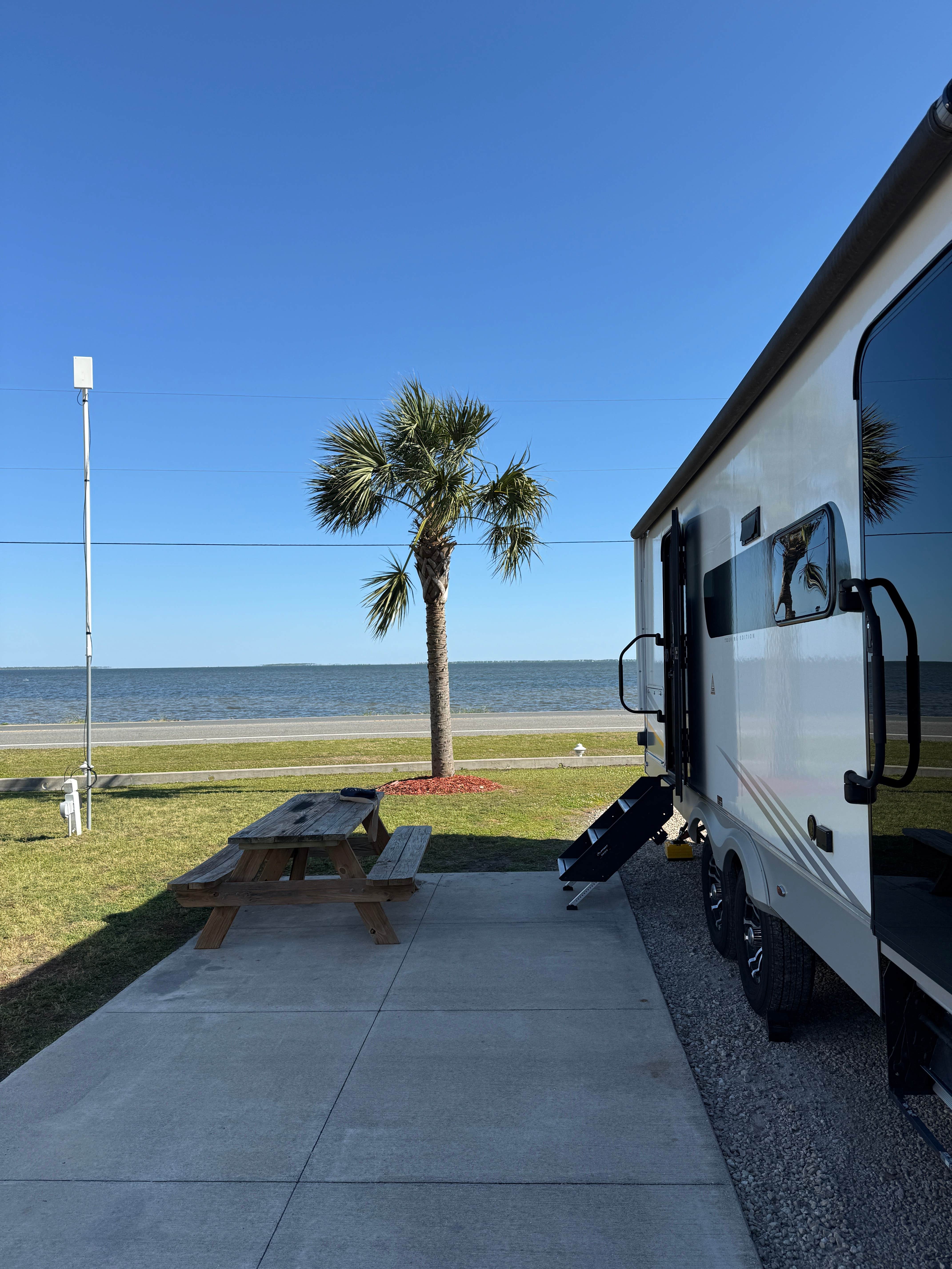 Joel P.'s photo of rv camping at Coastline RV Resort & Campground near Hosford, FL