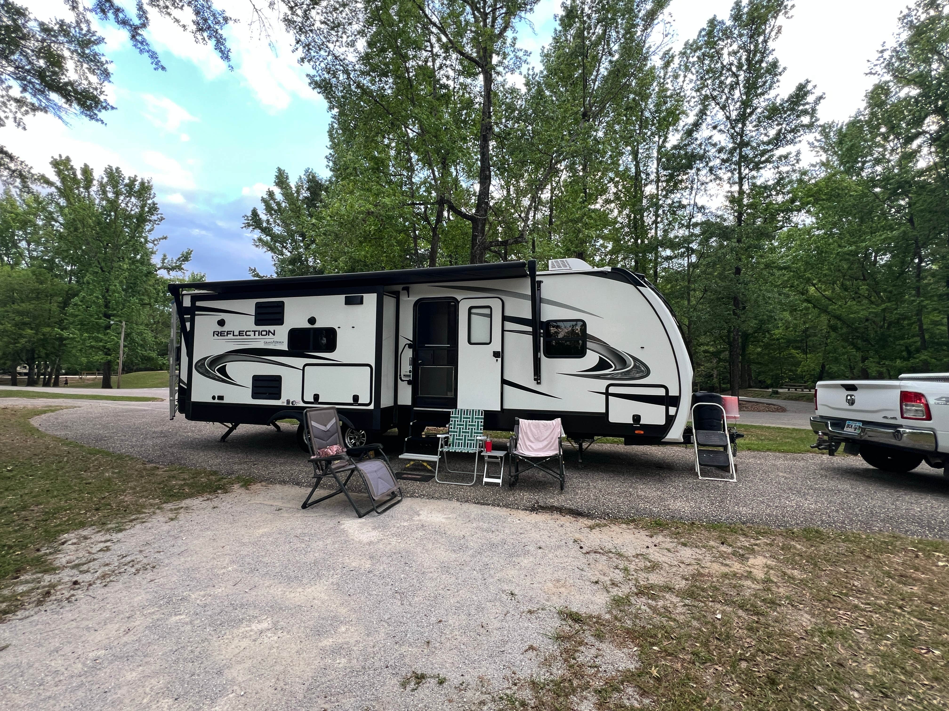 Camper-submitted photo at COE Coffeeville Lake Service Campground near Silas, AL